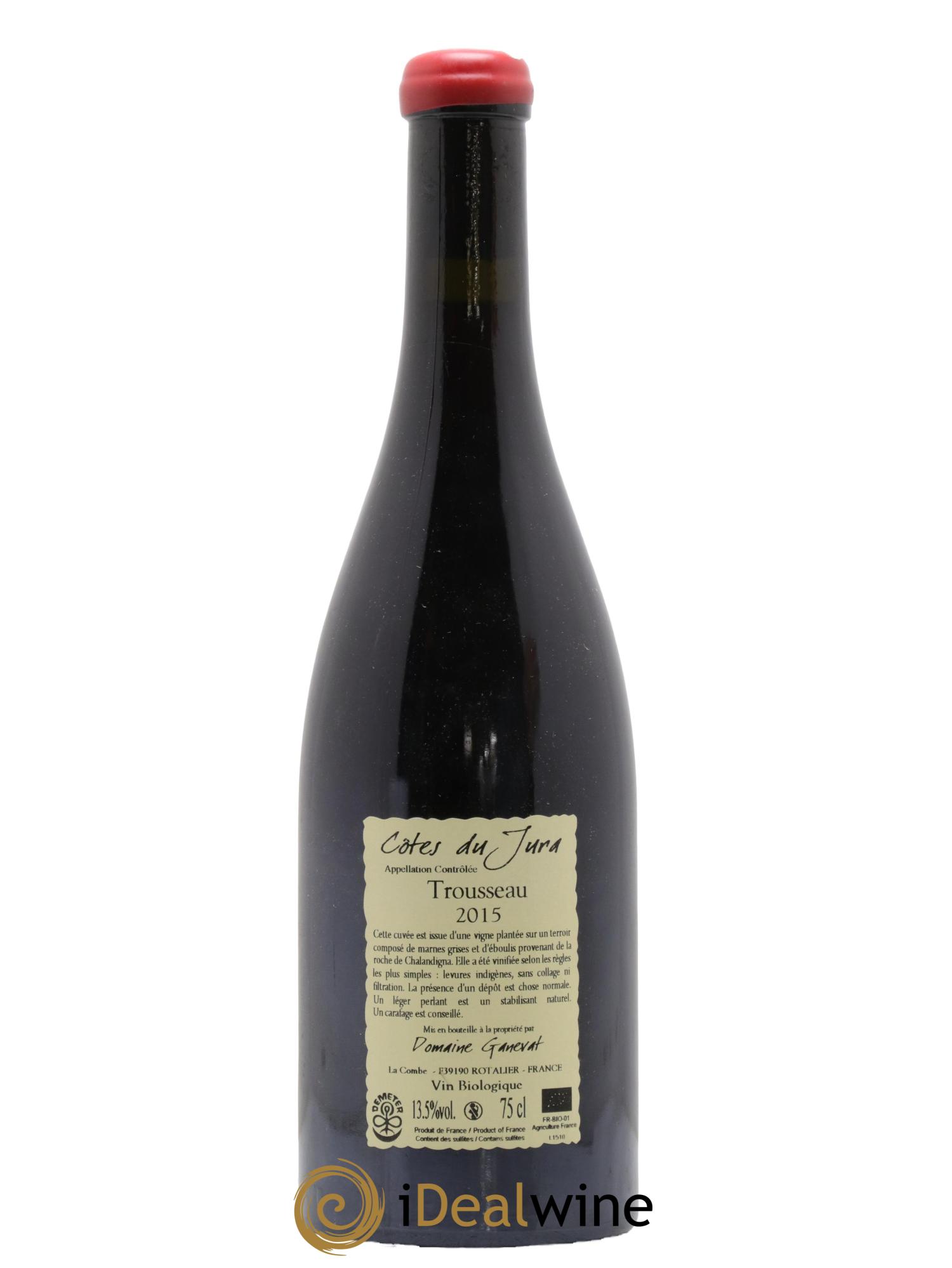 Côtes du Jura Plein Sud Jean-François Ganevat (Domaine) 2015 - Lot de 1 bouteille - 1