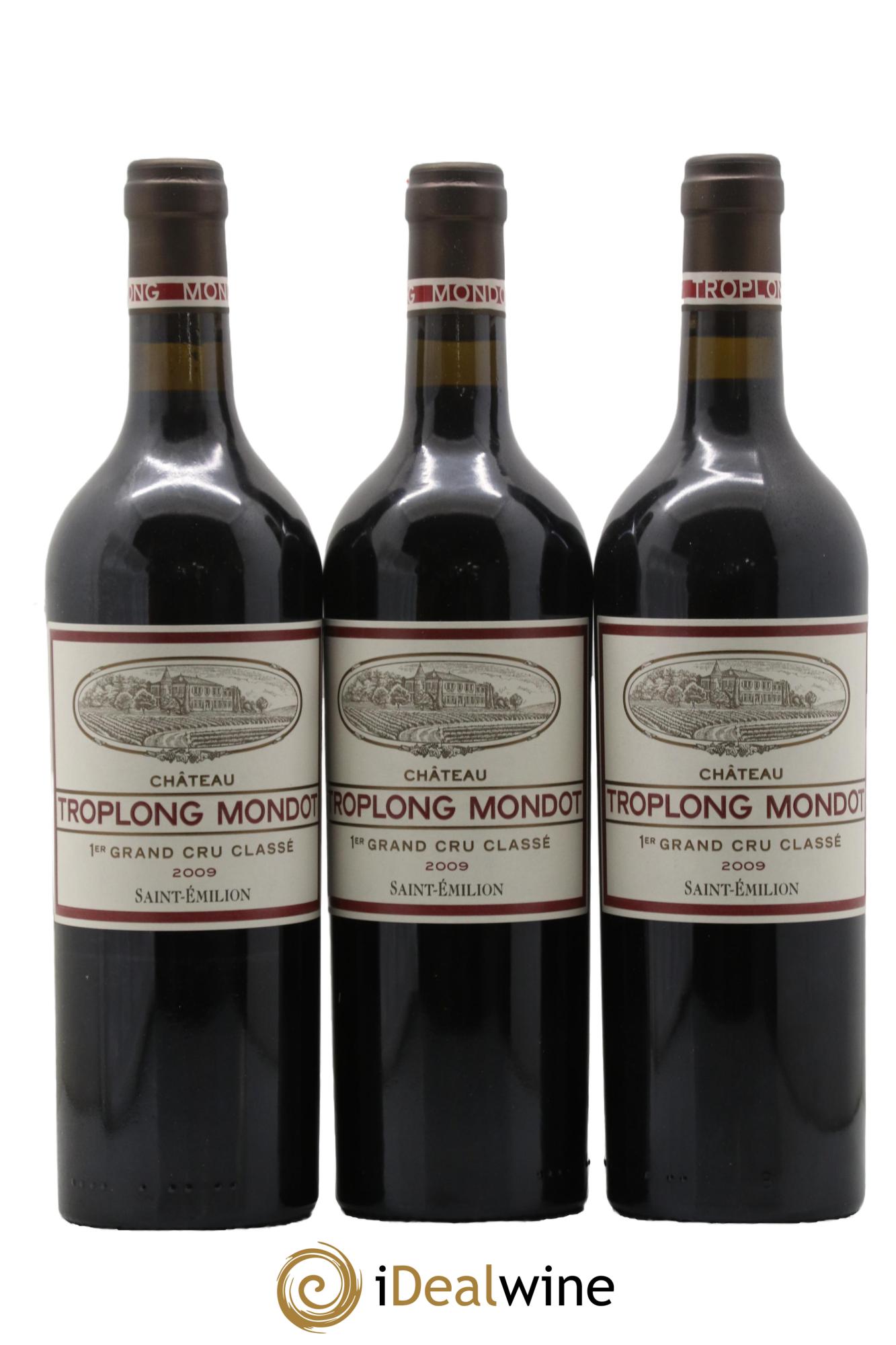 Château Troplong Mondot 1er Grand Cru Classé B 2009 - Lotto di 6 bottiglie - 1