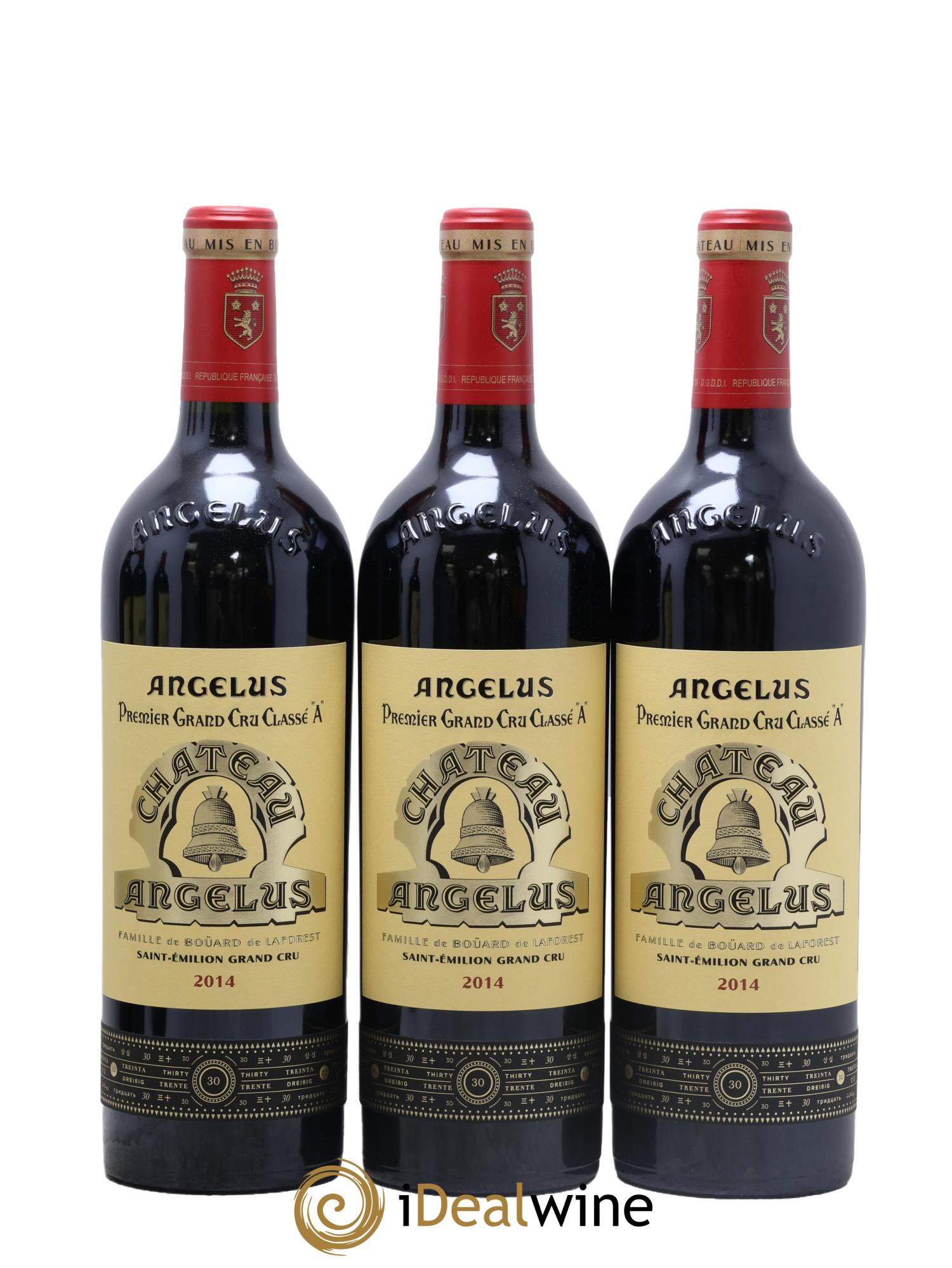 Château Angélus 1er Grand Cru Classé A 2014 - Lotto di 6 bottiglie - 1