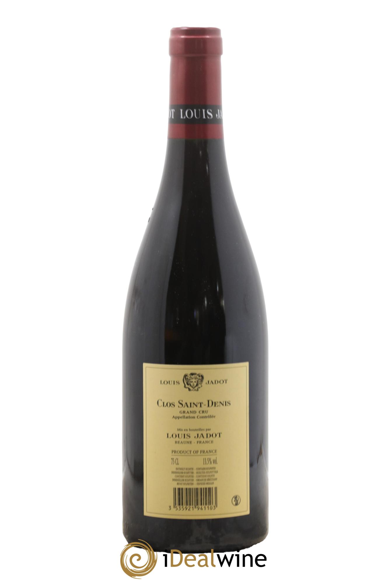 Clos Saint-Denis Grand Cru Maison Louis Jadot 2021 - Posten von 1 Flasche - 1