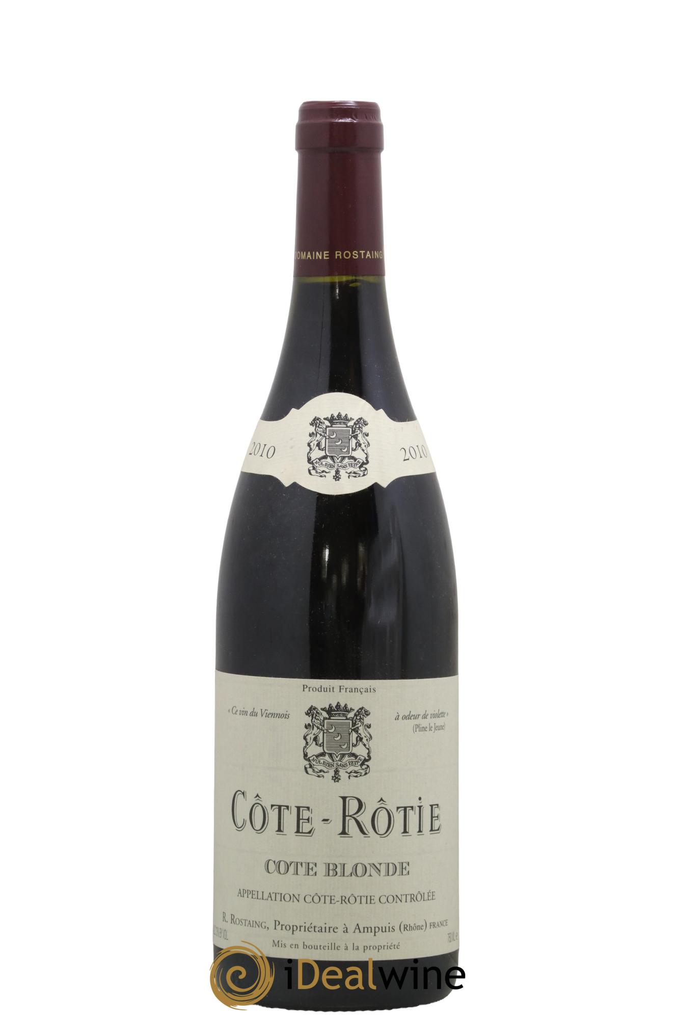 Côte-Rôtie Côte Blonde René Rostaing 2010 - Posten von 1 Flasche - 0