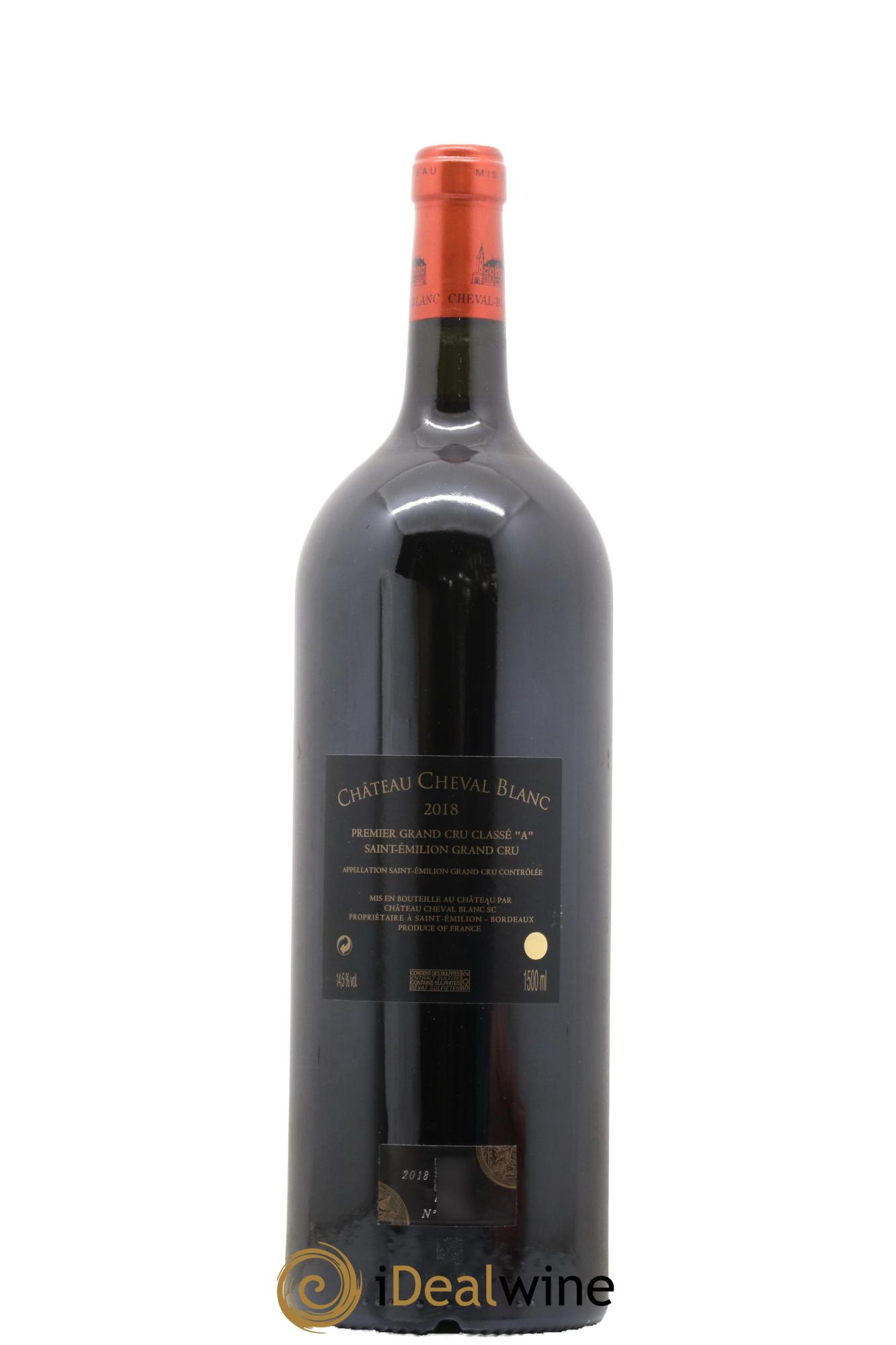 Château Cheval Blanc 1er Grand Cru Classé A 2018 - Lot de 1 magnum - 2