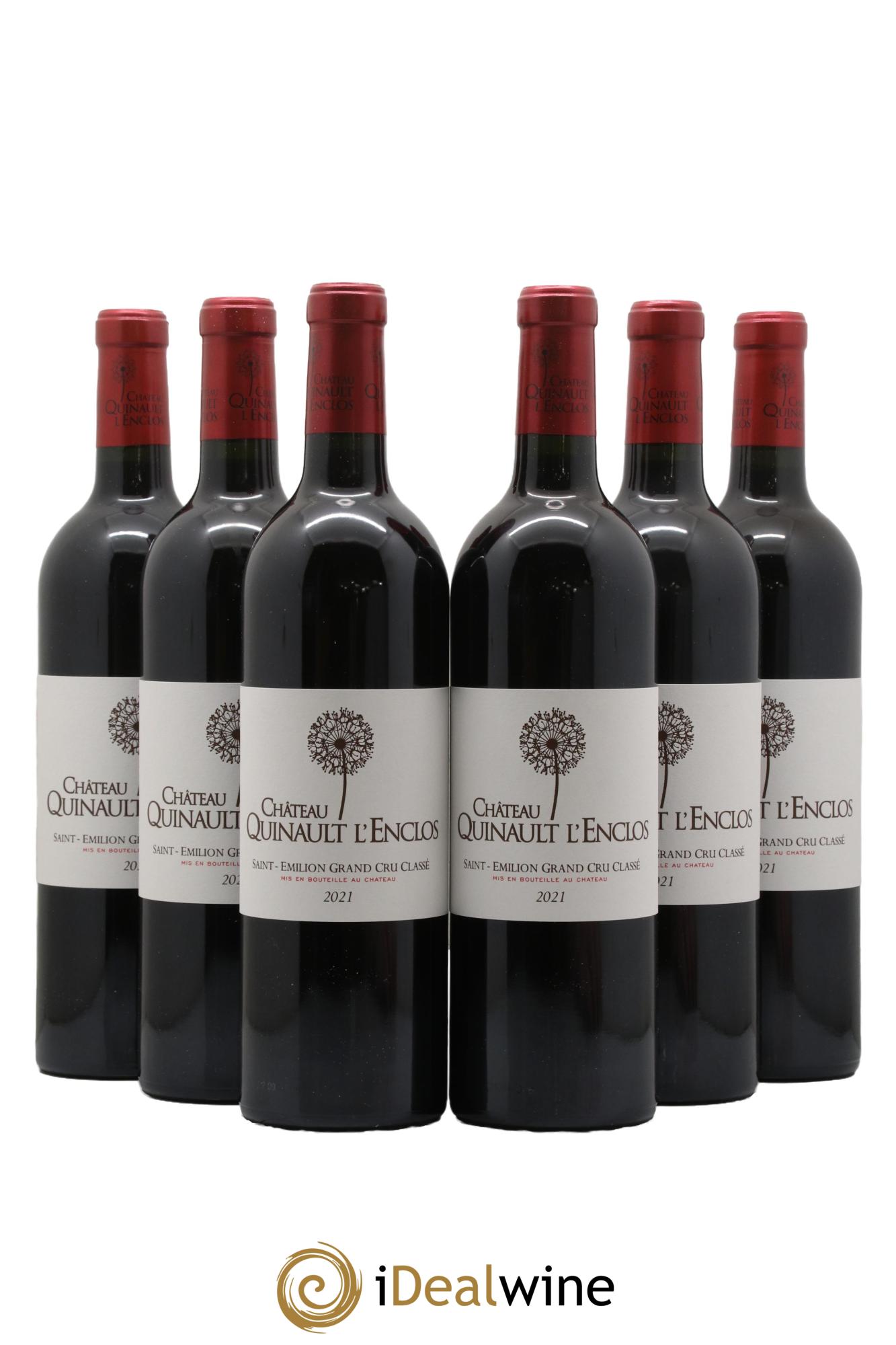 Château Quinault L'Enclos 2021 - Lot de 6 bouteilles - 0