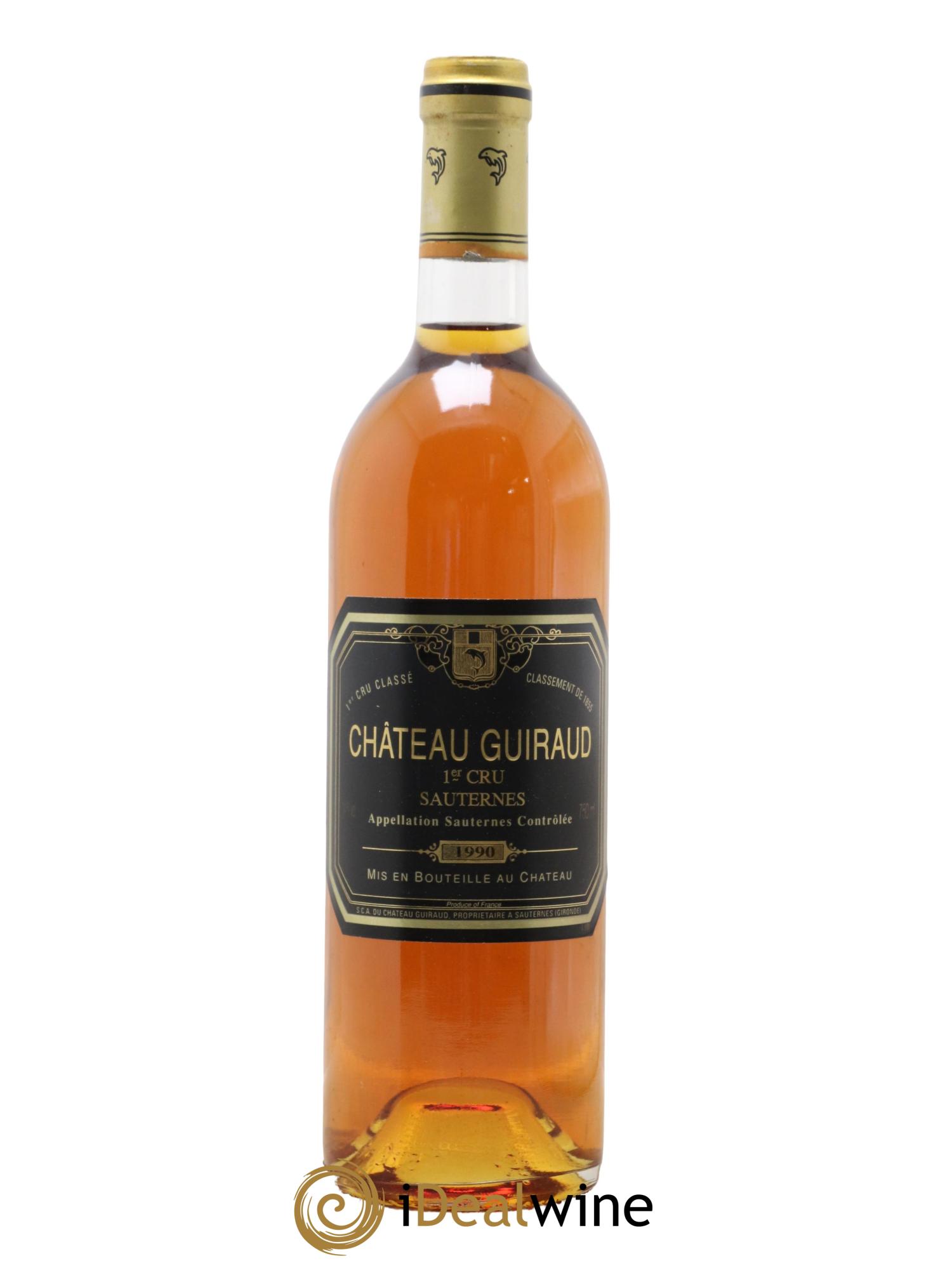 Château Guiraud 1er Grand Cru Classé 1er Cru Château Guiraud 1990 - Lotto di 1 bottiglia - 0