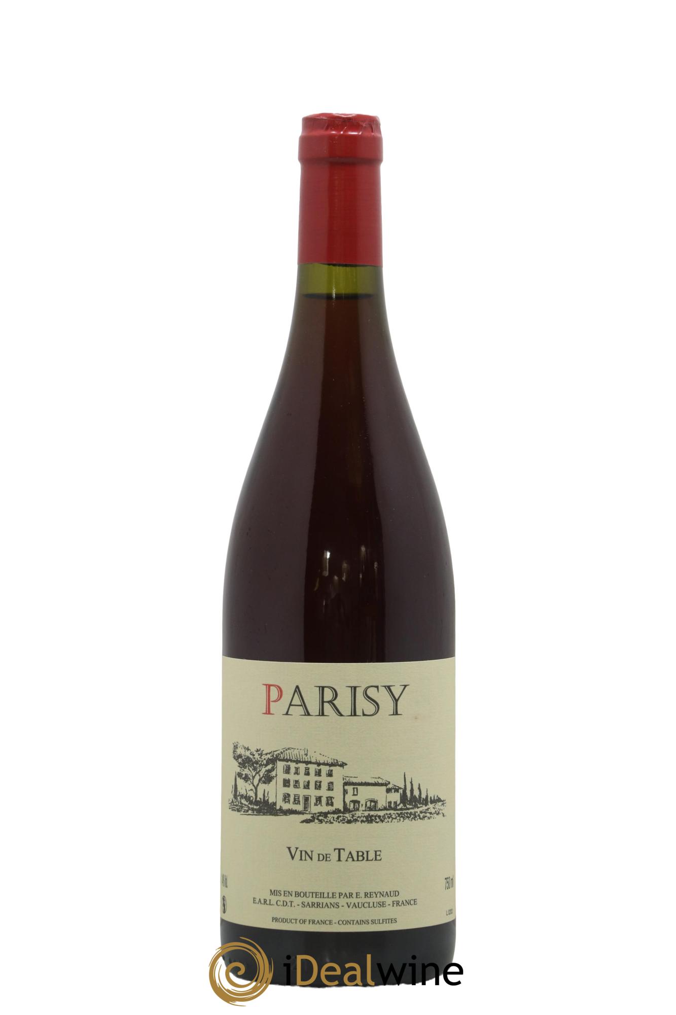 Vin de Table Parisy Emmanuel Reynaud - Posten von 1 Flasche - 0