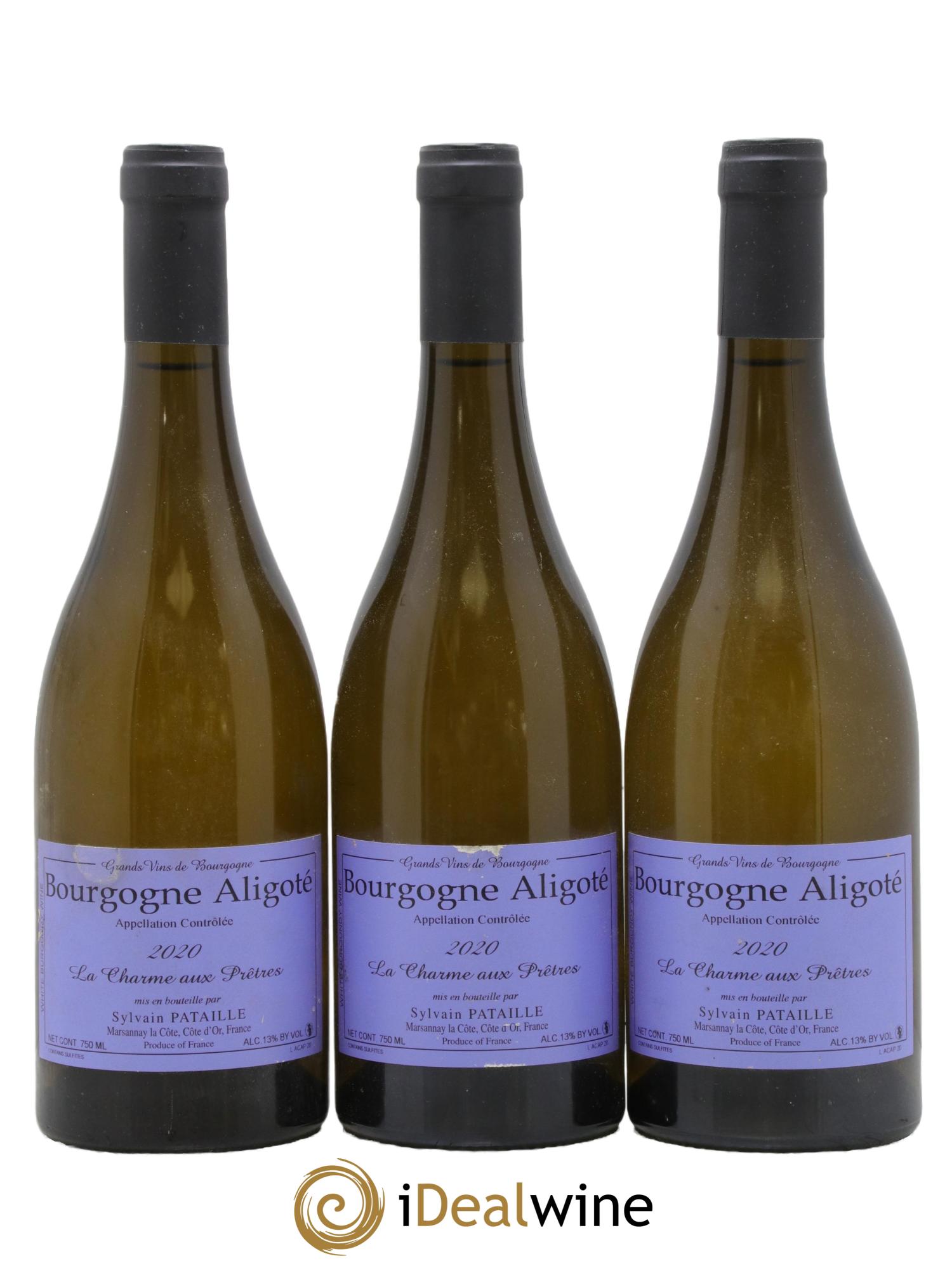 Bourgogne Aligoté La Charme aux Prêtres Sylvain Pataille (Domaine) 2020 - Lot of 3 bottles - 0