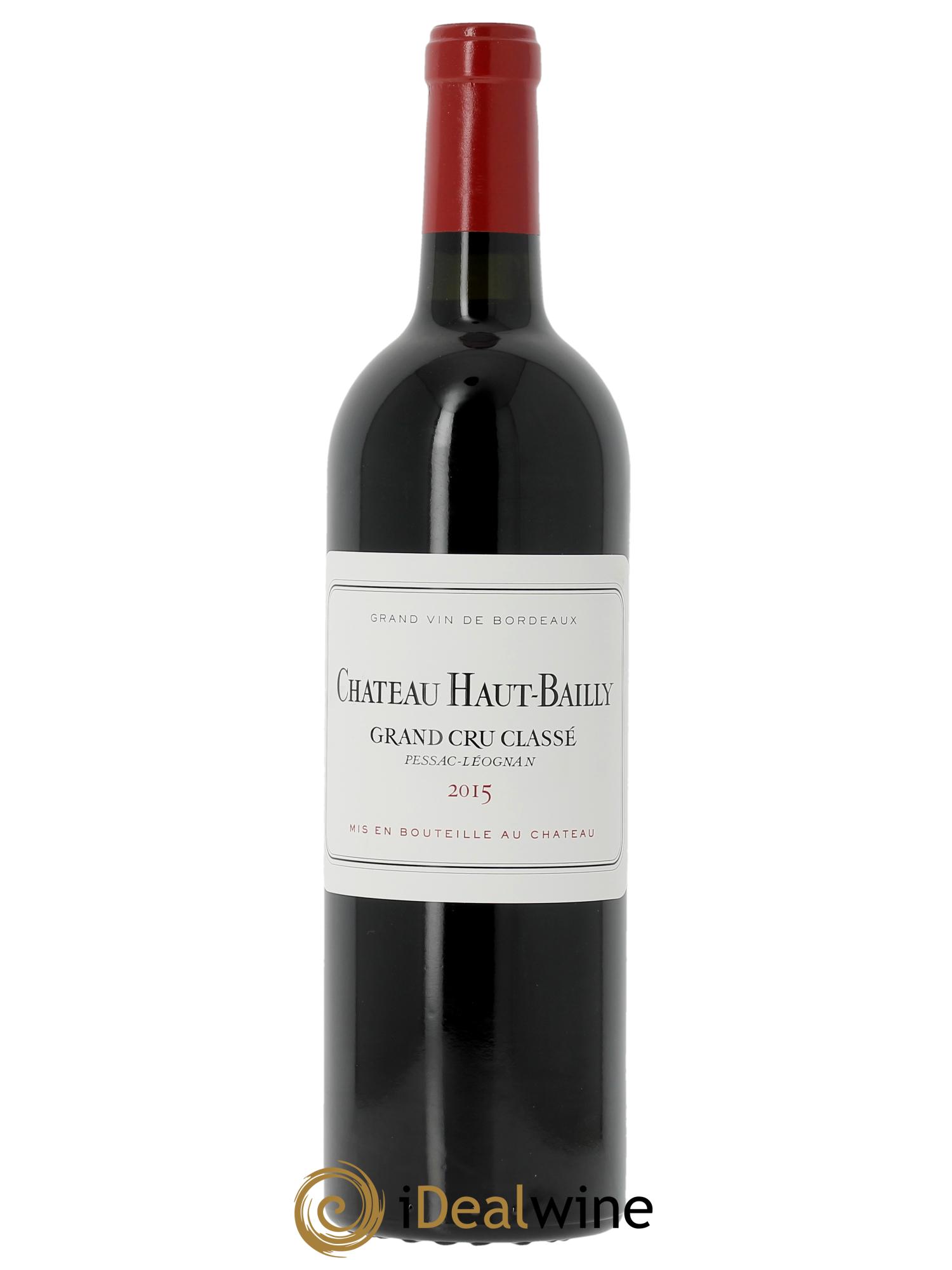 Château Haut-Bailly Cru Classé de Graves (Cassetta in legno a partire da 6 bt) 2015 - Lotto di 1 bottiglia - 0