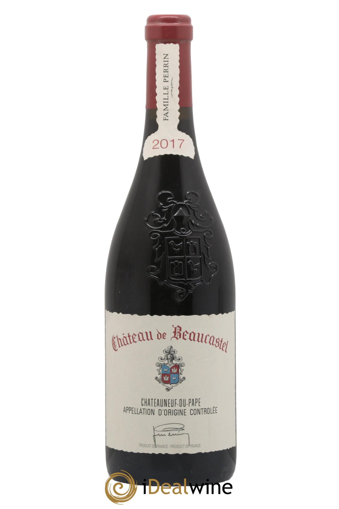 Châteauneuf-du-Pape Château de Beaucastel Famille Perrin 2017 - Posten von 1 Flasche - 0