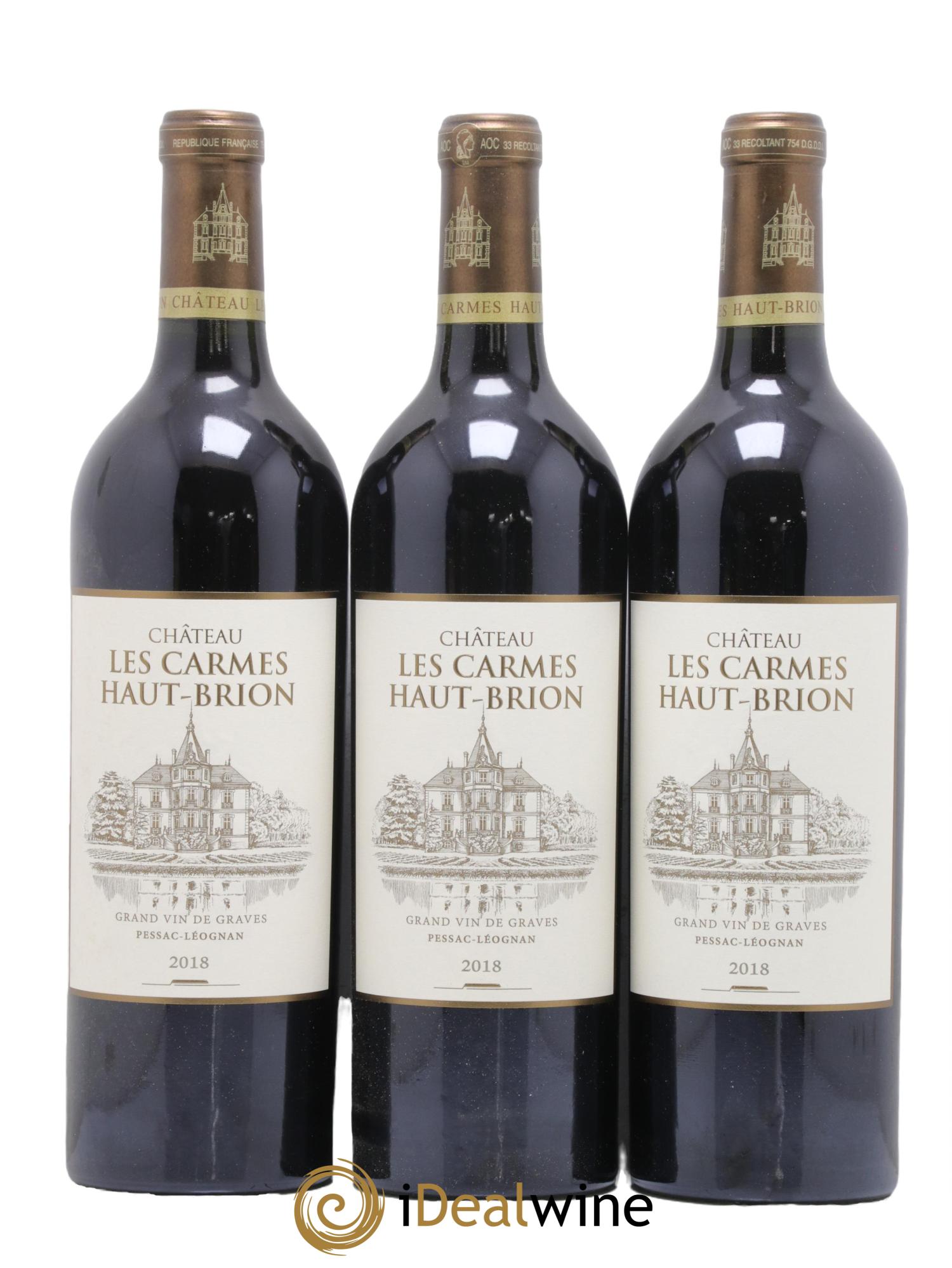 Château Les Carmes Haut-Brion 2018 - Lot de 6 bouteilles - 2
