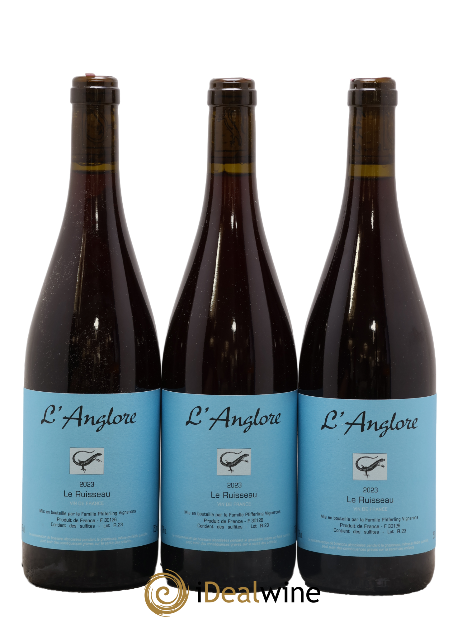 Vin de France Le Ruisseau L'Anglore 2023 - Lot de 3 bouteilles - 0