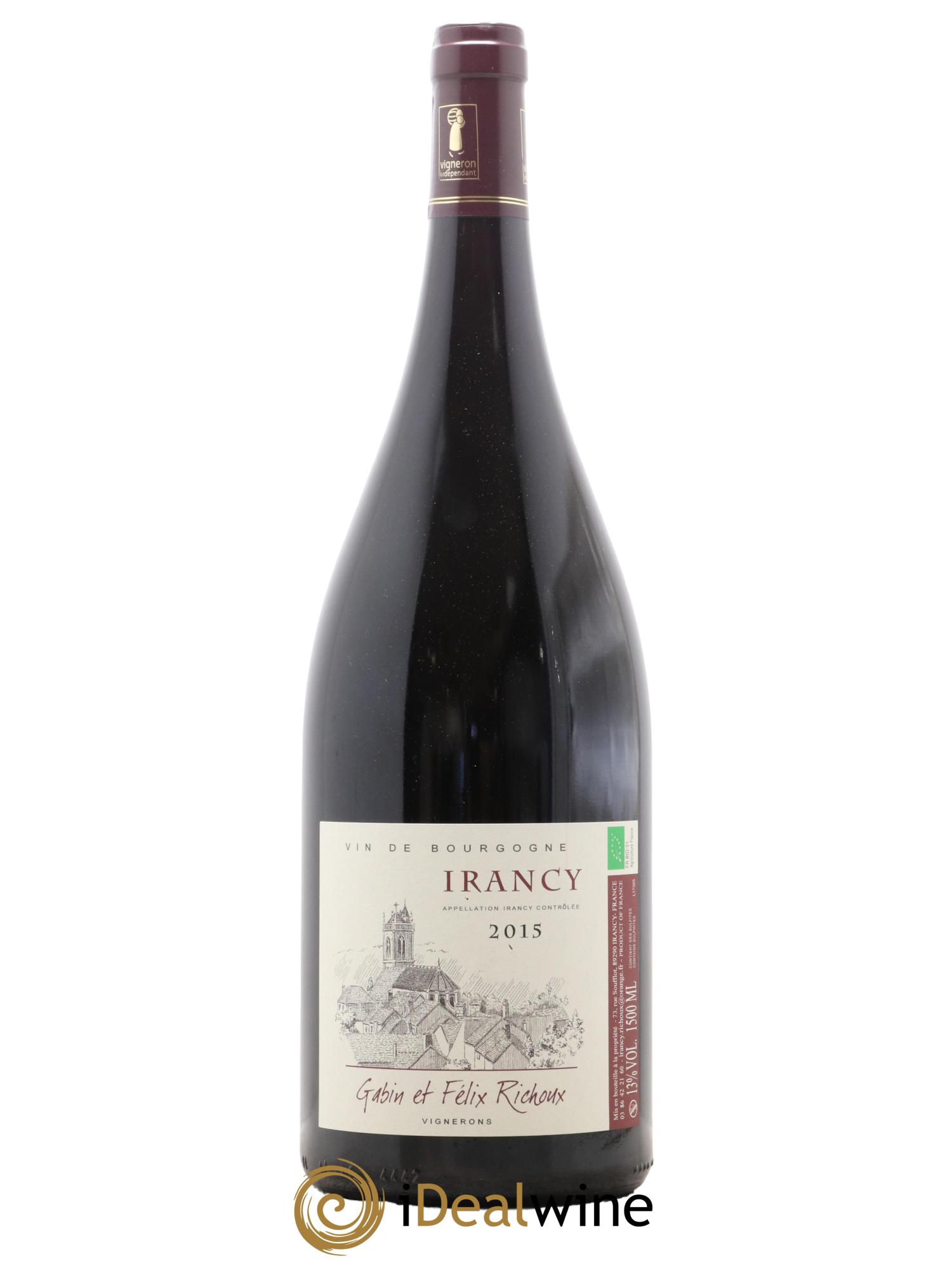 Irancy Domaine Gabin et Félix Richoux 2015 - Lot de 1 magnum - 0