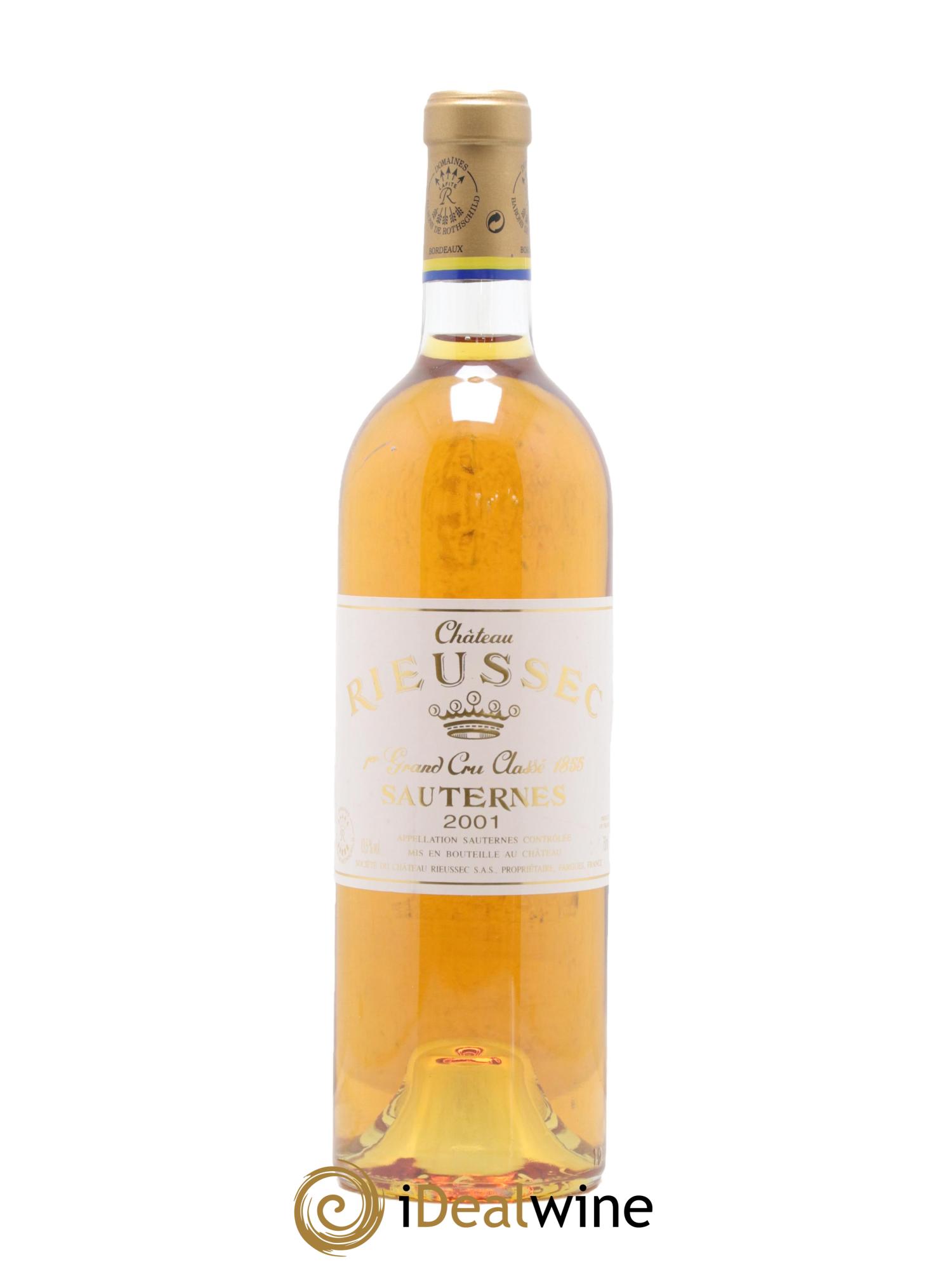 Château Rieussec 1er Grand Cru Classé 2001 - Posten von 1 Flasche - 0