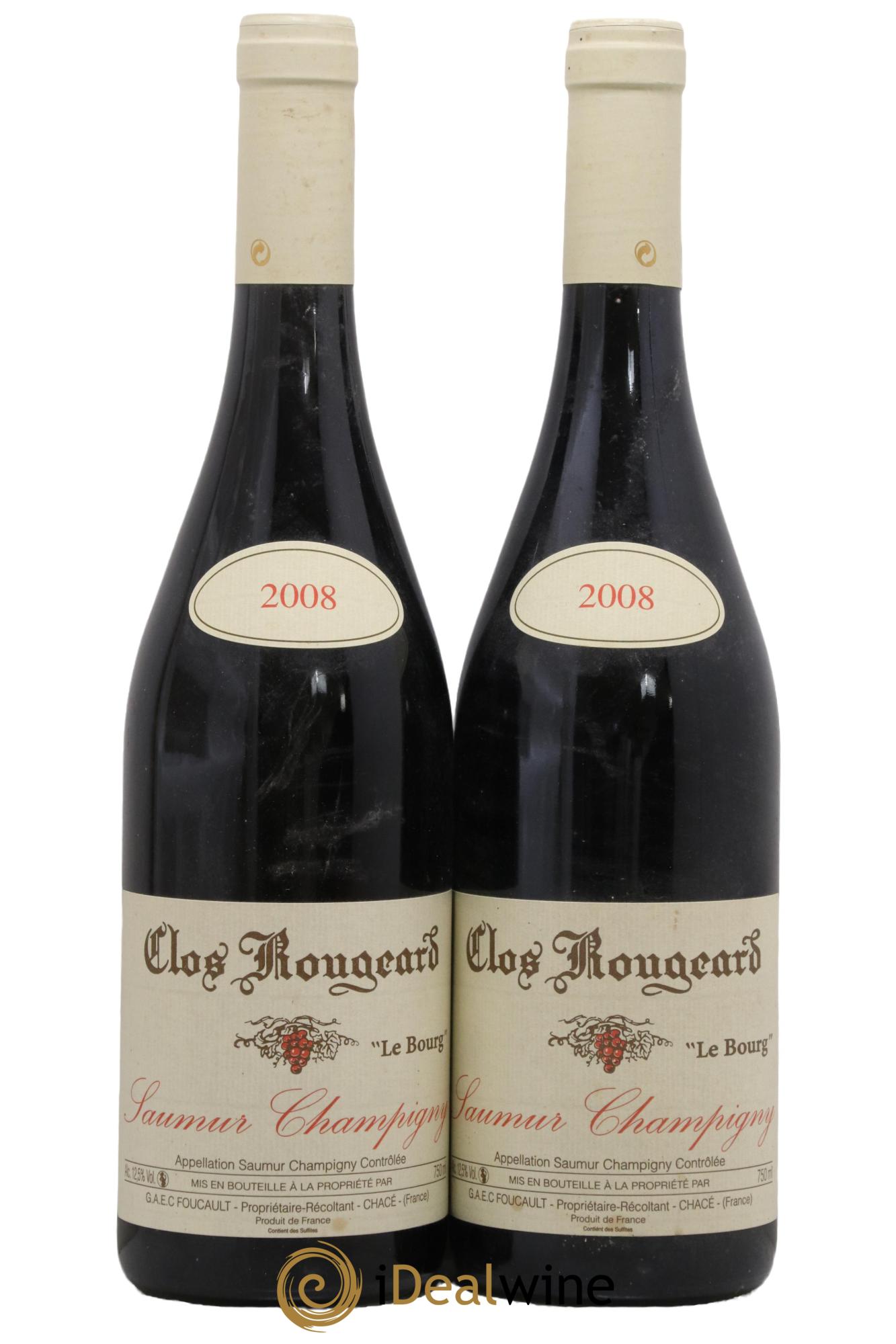 Saumur-Champigny Le Bourg Clos Rougeard 2008 - Posten von 2 Flaschen - 0