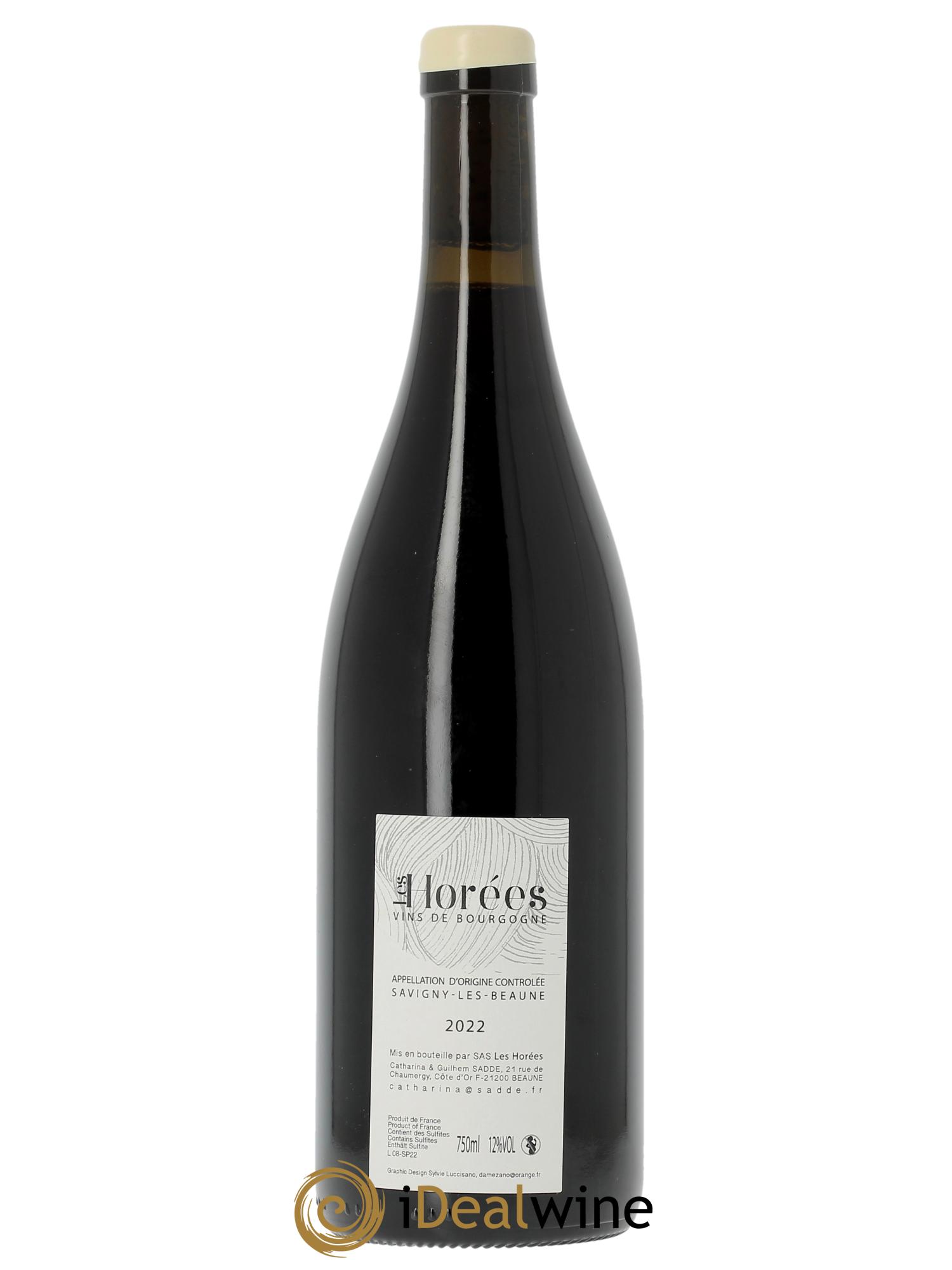 Savigny-lès-Beaune Les Plaisirs et les jours Les Horées  2022 - Lotto di 1 bottiglia - 1
