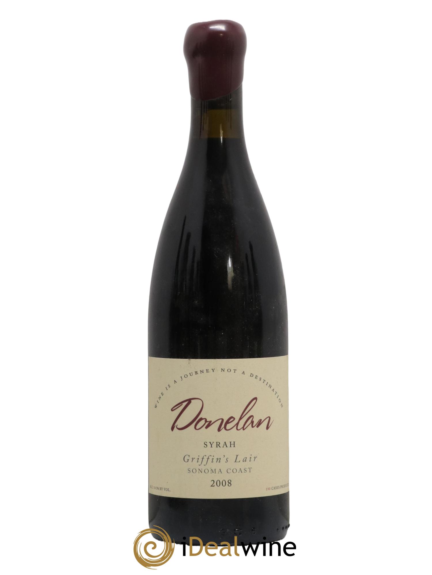 USA Sonoma Coast Donelan Griffins Lair 2008 - Lot de 1 bouteille - 0