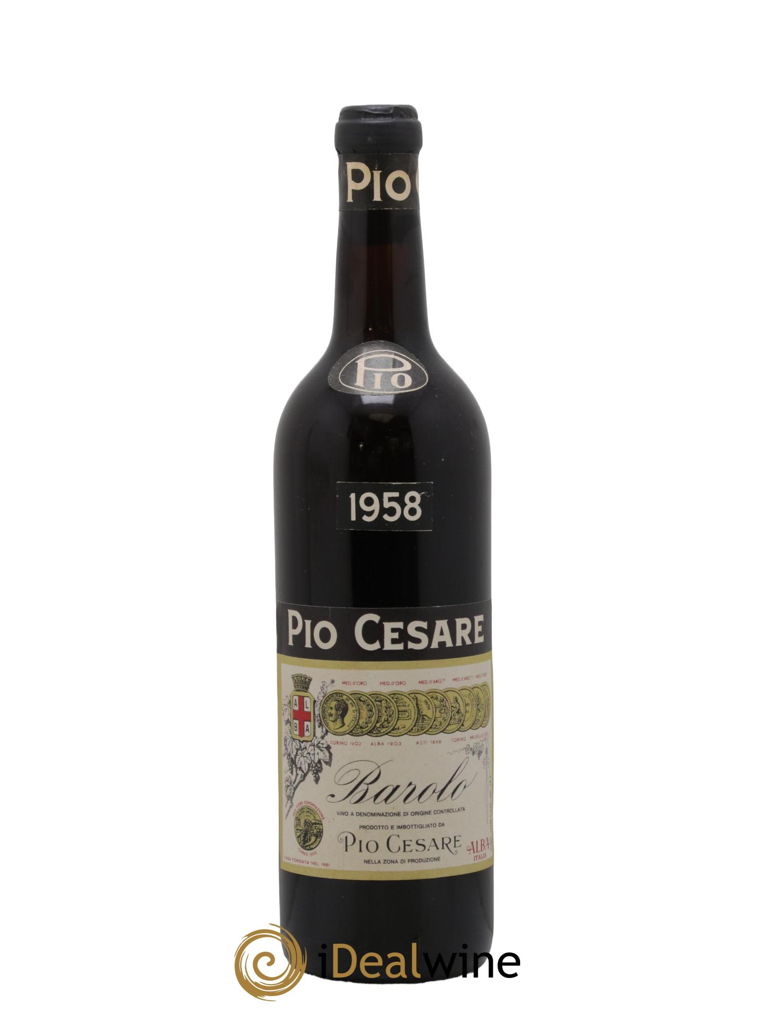 Barolo DOCG Pio Cesare 1958 - Posten von 1 Flasche - 0