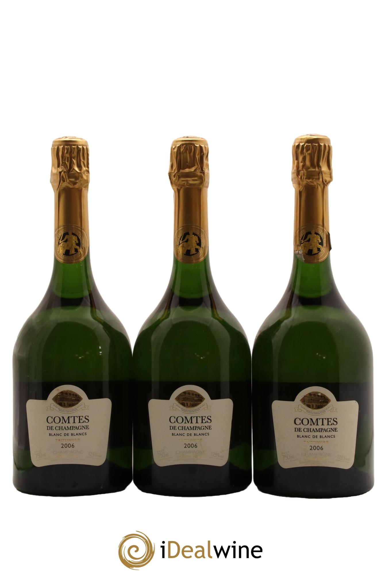 Comtes de Champagne Taittinger 2006 - Lot de 3 bouteilles - 0
