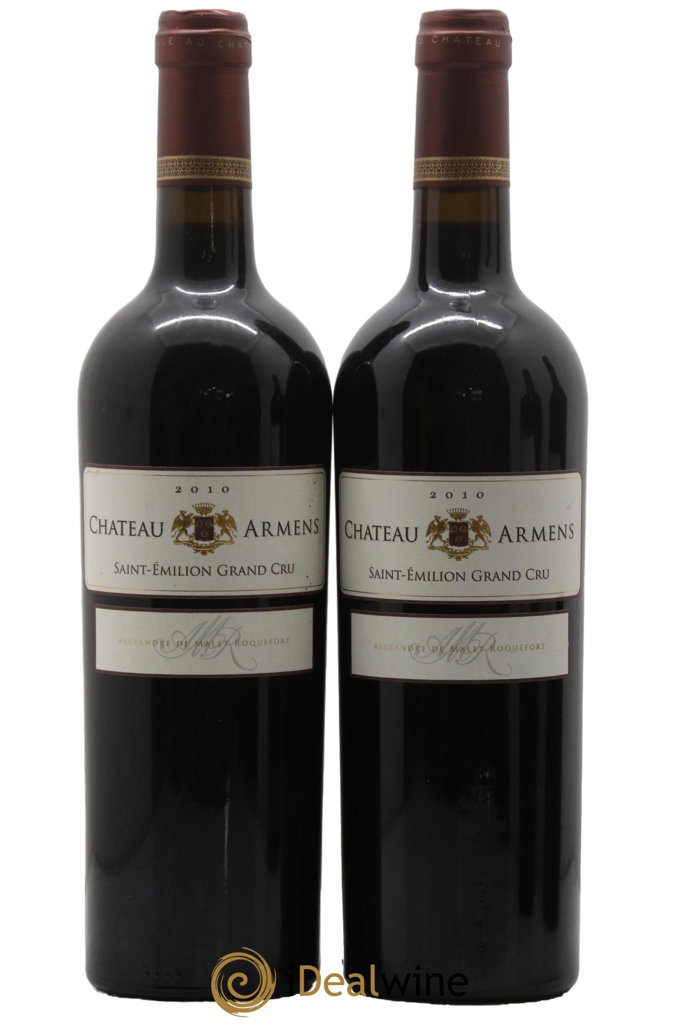 Château Armens Grand Cru 2010 - Posten von 2 Flaschen - 0