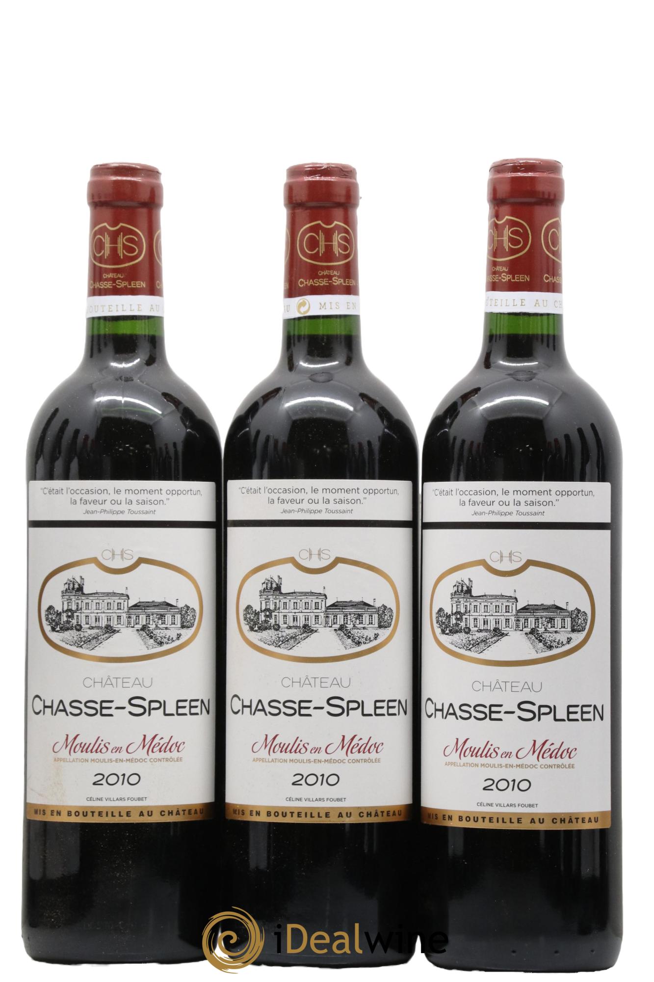 Château Chasse Spleen 2010 - Lot de 6 bouteilles - 2