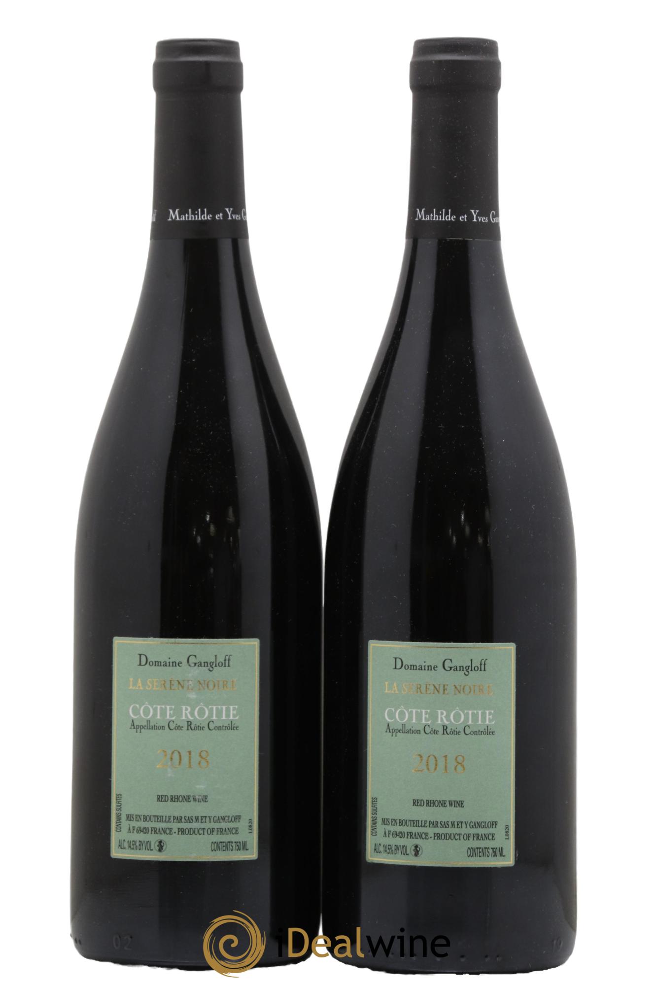 Côte-Rôtie La Sereine Noire Gangloff (Domaine)  2018 - Lotto di 2 bottiglie - 1