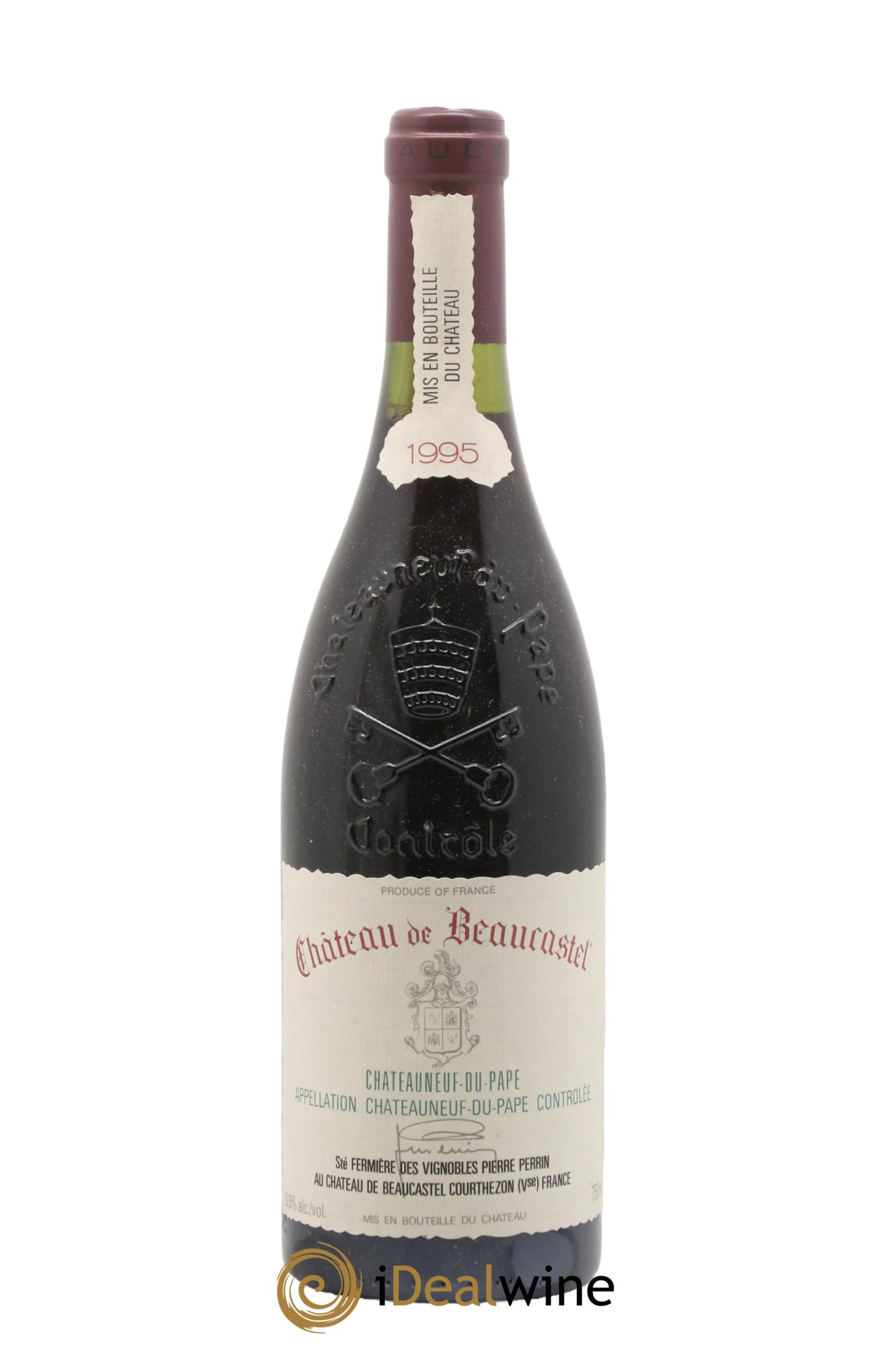 Châteauneuf-du-Pape Château de Beaucastel Famille Perrin 1995 - Lot de 1 bouteille - 0