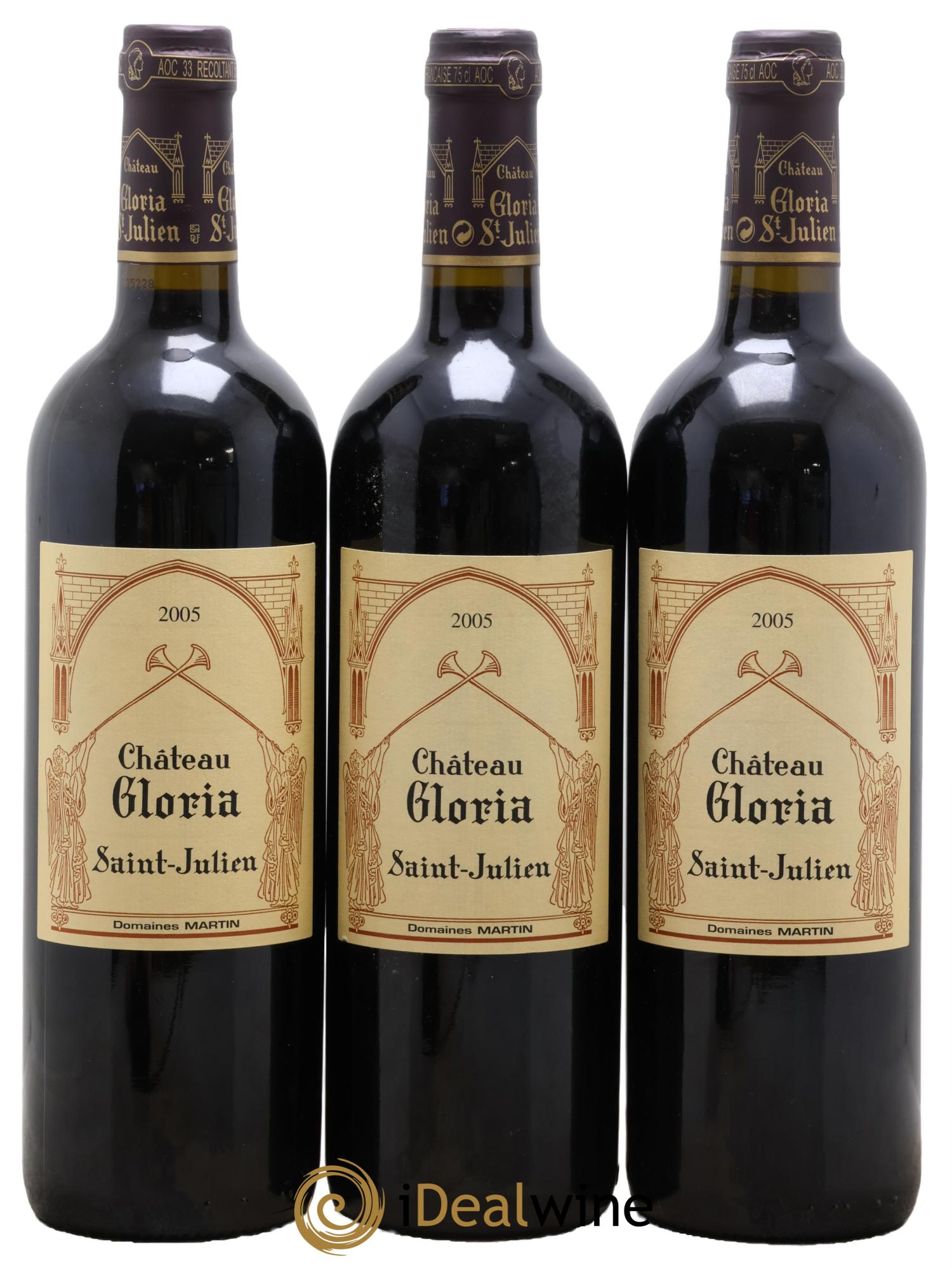 Château Gloria  2005 - Posten von 3 Flaschen - 0