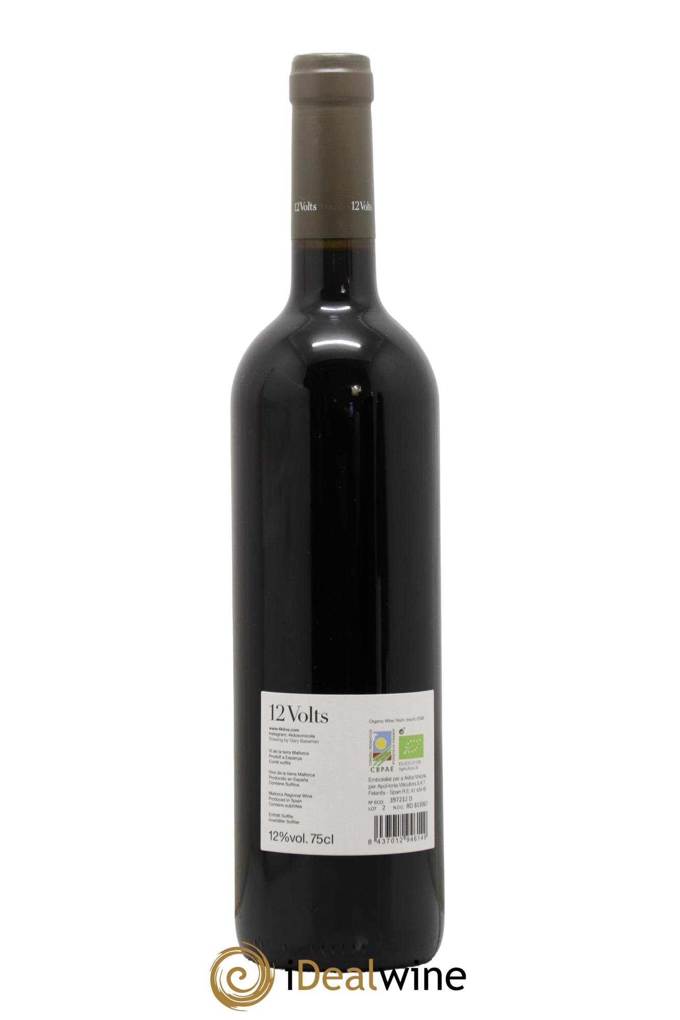 Vino de la Tierra de Mallorca 12 Volts 4 Kilos Vinícola  2021 - Lotto di 1 bottiglia - 1