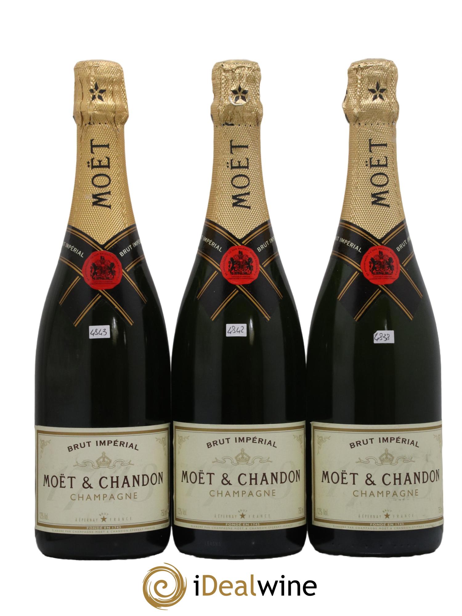 Impérial Brut Moët et Chandon - Lot de 3 bouteilles - 0