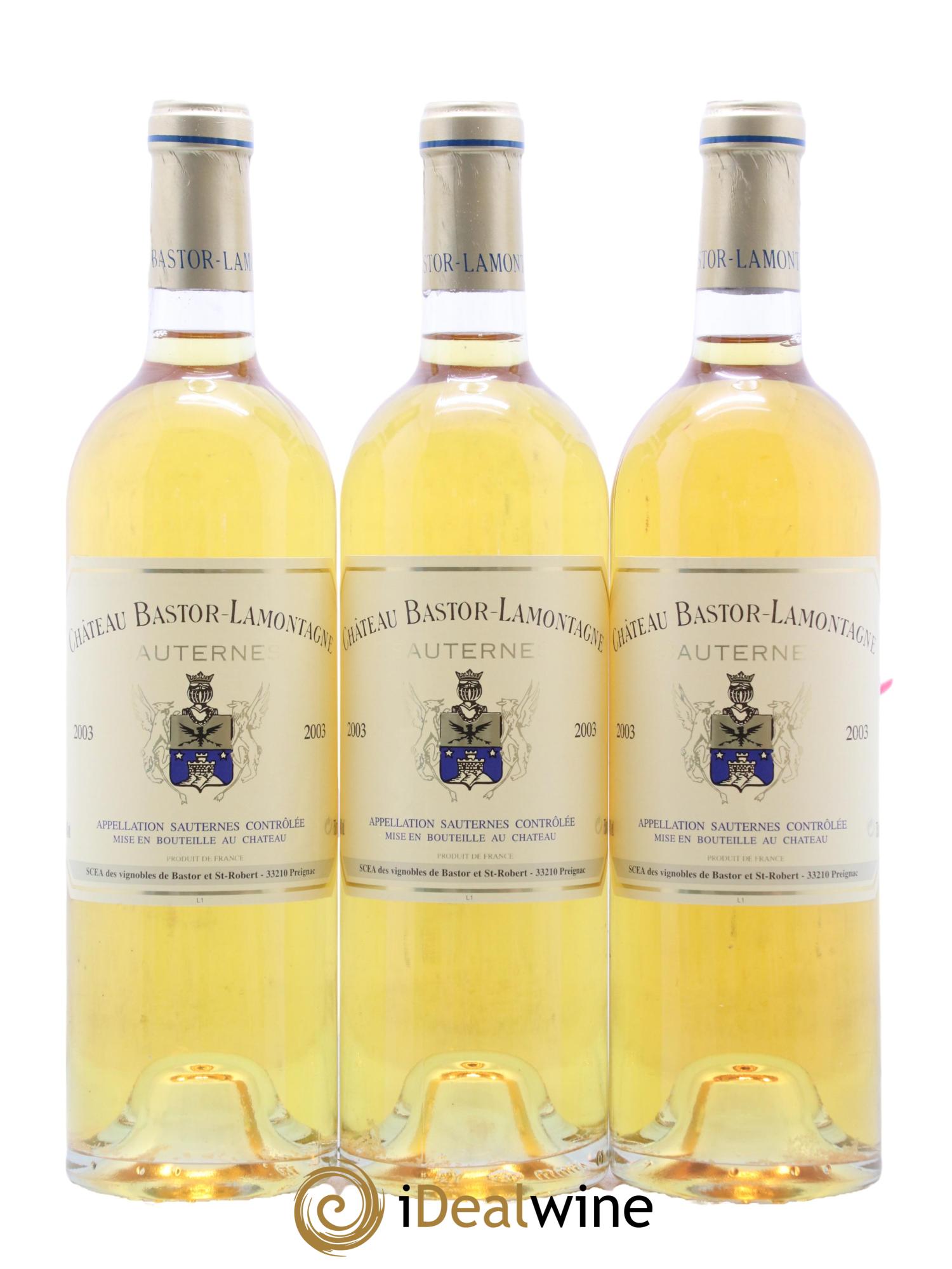 Château Bastor Lamontagne  2003 - Lot de 12 bouteilles - 3