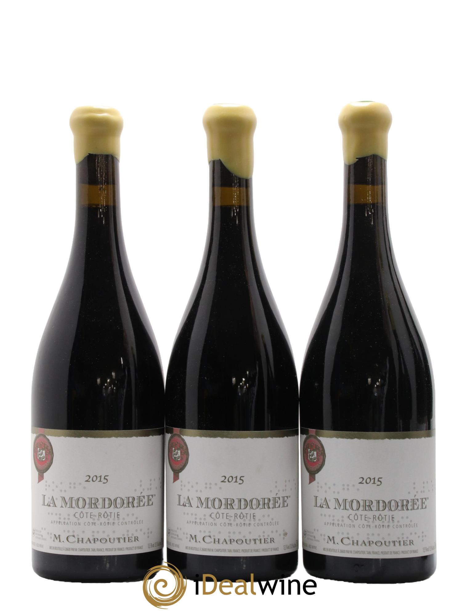 Côte-Rôtie La Mordorée Chapoutier 2015 - Posten von 6 Flaschen - 1