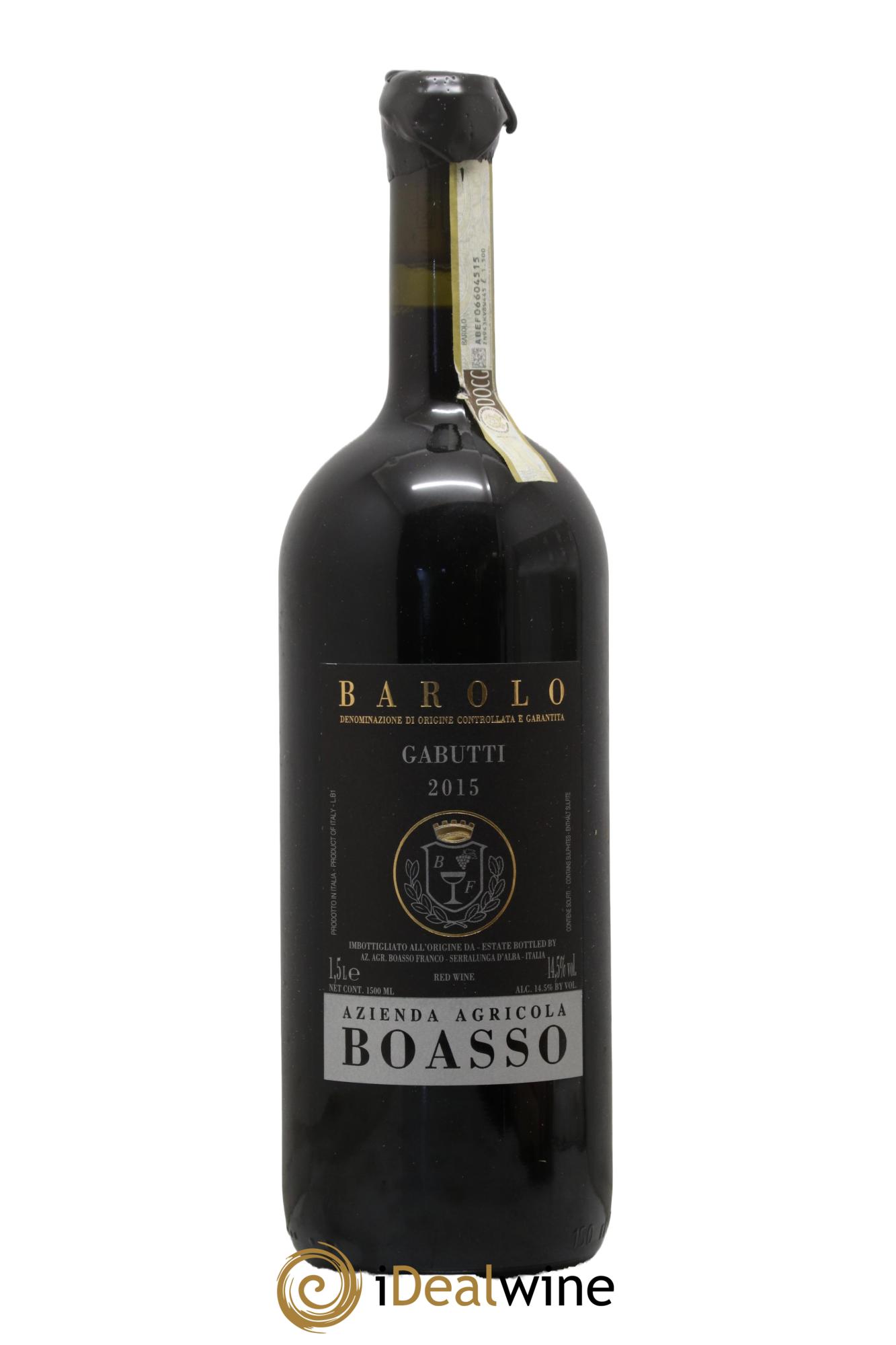 Barolo DOCG Gabutti Boasso 2015 - Lot de 1 magnum - 0