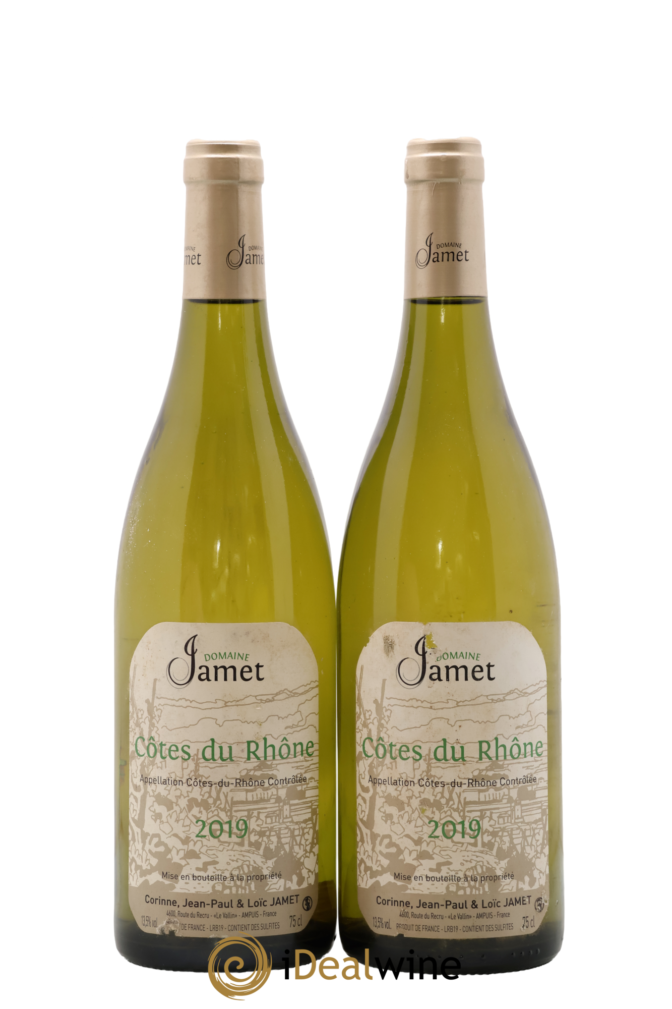 Côtes-du-Rhône Jamet (Domaine) 2019 - Lot of 2 bottles - 0