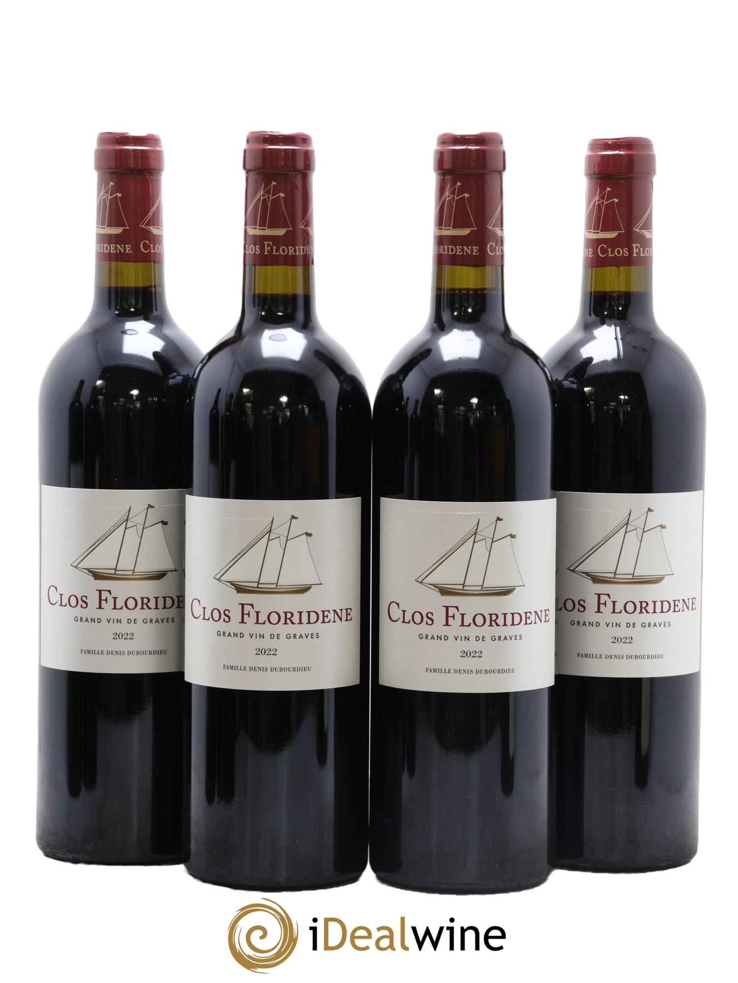 Clos Floridène 2022 - Lot of 4 bottles - 0