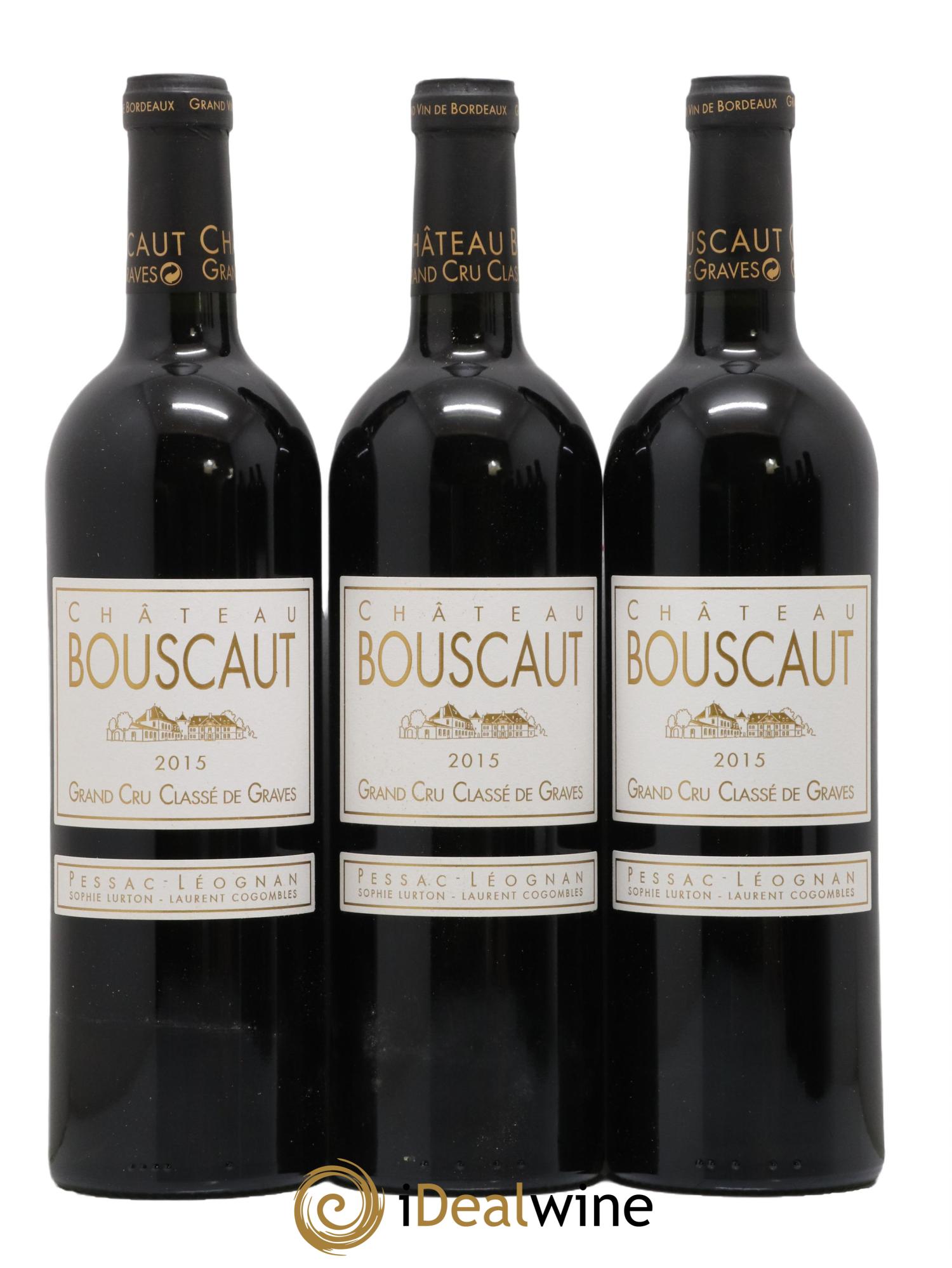 Château Bouscaut Cru Classé de Graves 2015 - Lot de 6 bouteilles - 2