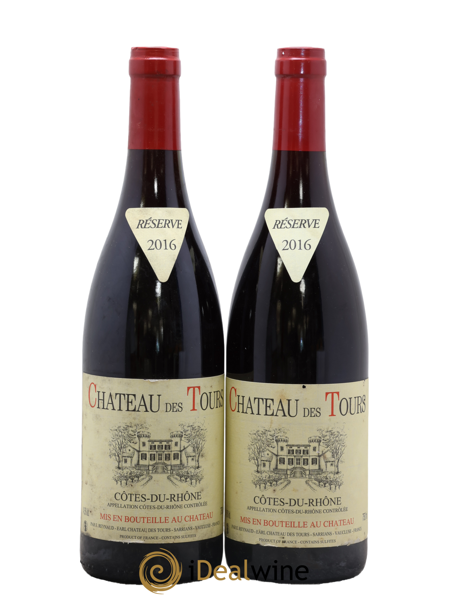 Côtes-du-Rhône Château des Tours Emmanuel Reynaud 2016 - Lot of 2 bottles - 0