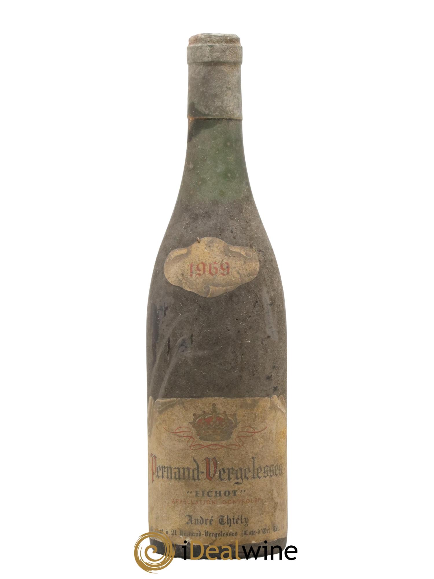 Pernand-Vergelesses Fichot Andre Thiely 1969 - Lot de 1 bouteille - 0