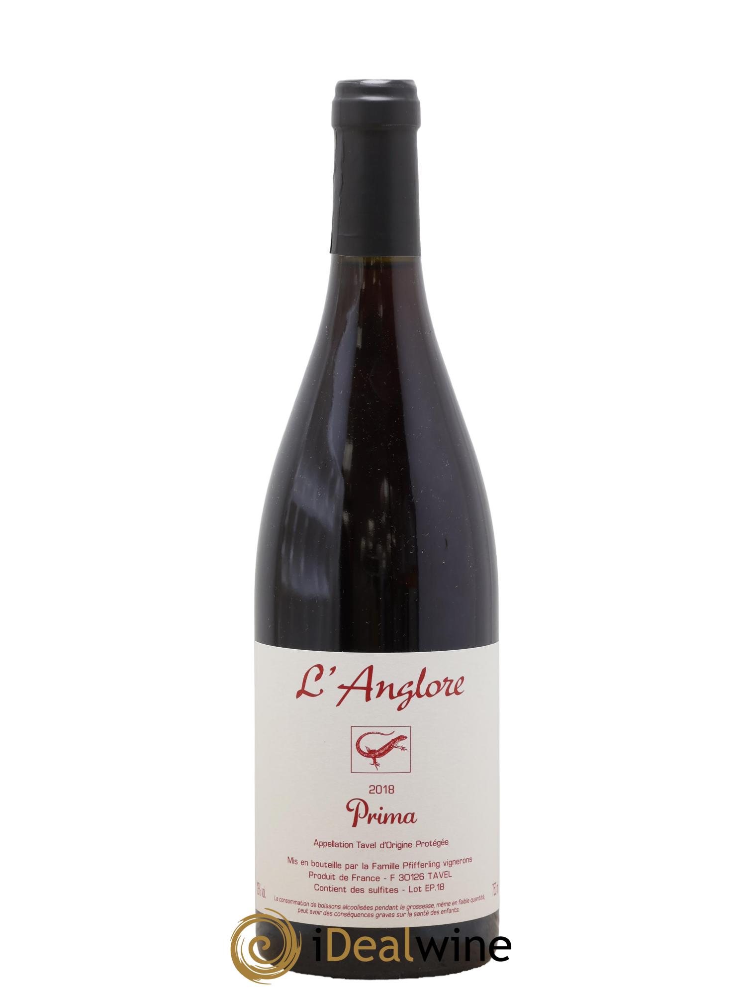 Tavel Prima L'Anglore 2018 - Lot de 1 bouteille - 0