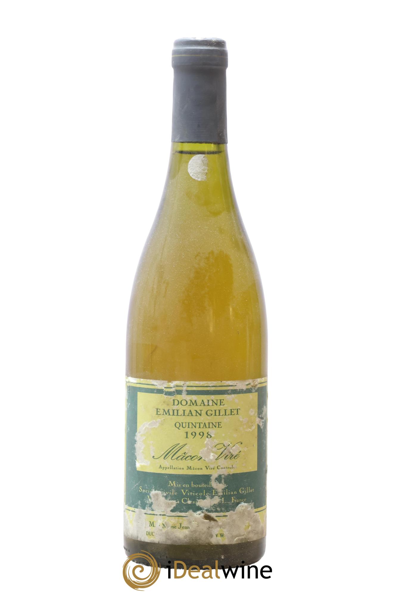 Mâcon Viré Quintaine Emilian Gillet 1998 - Posten von 1 Flasche - 0
