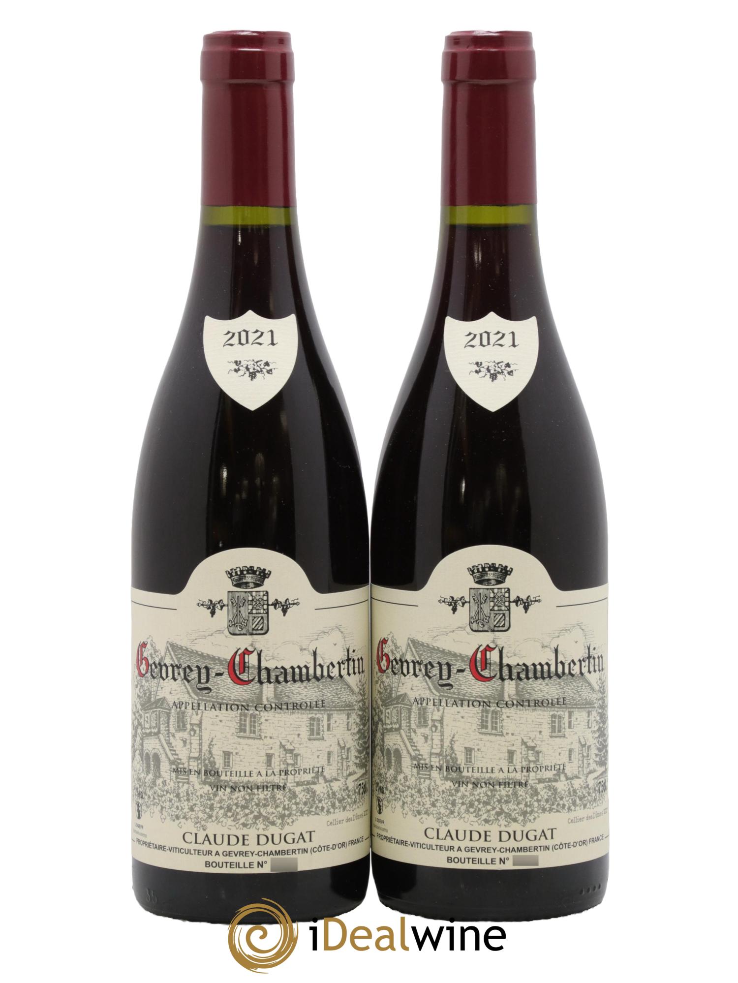 Gevrey-Chambertin Claude Dugat 2021 - Lot de 2 bouteilles - 0