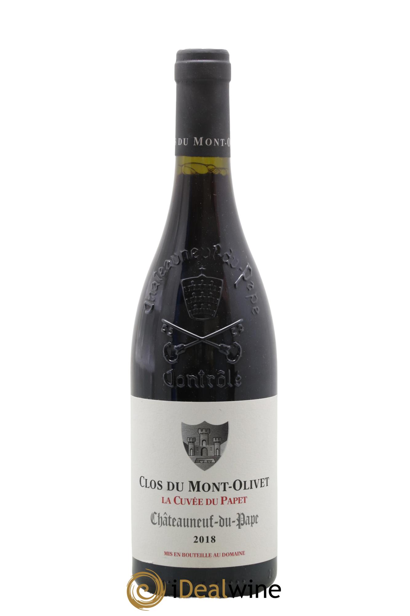 Châteauneuf-du-Pape Cuvée du Papet Clos du Mont-Olivet 2018 - Lot de 1 bouteille - 0