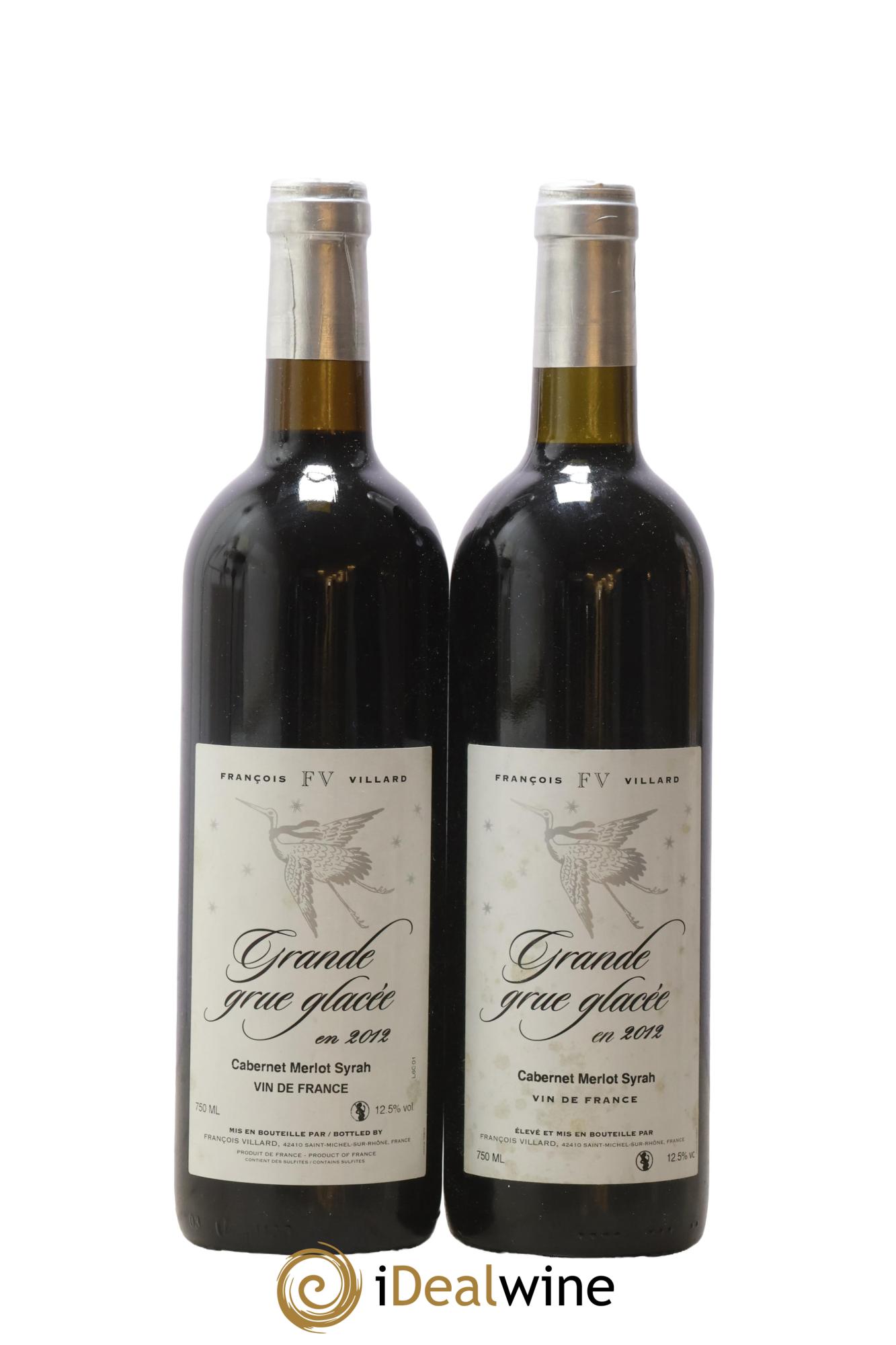 Vin de France Grande Grue Glacée Domaine Villard 2012 - Lot of 2 bottles - 0
