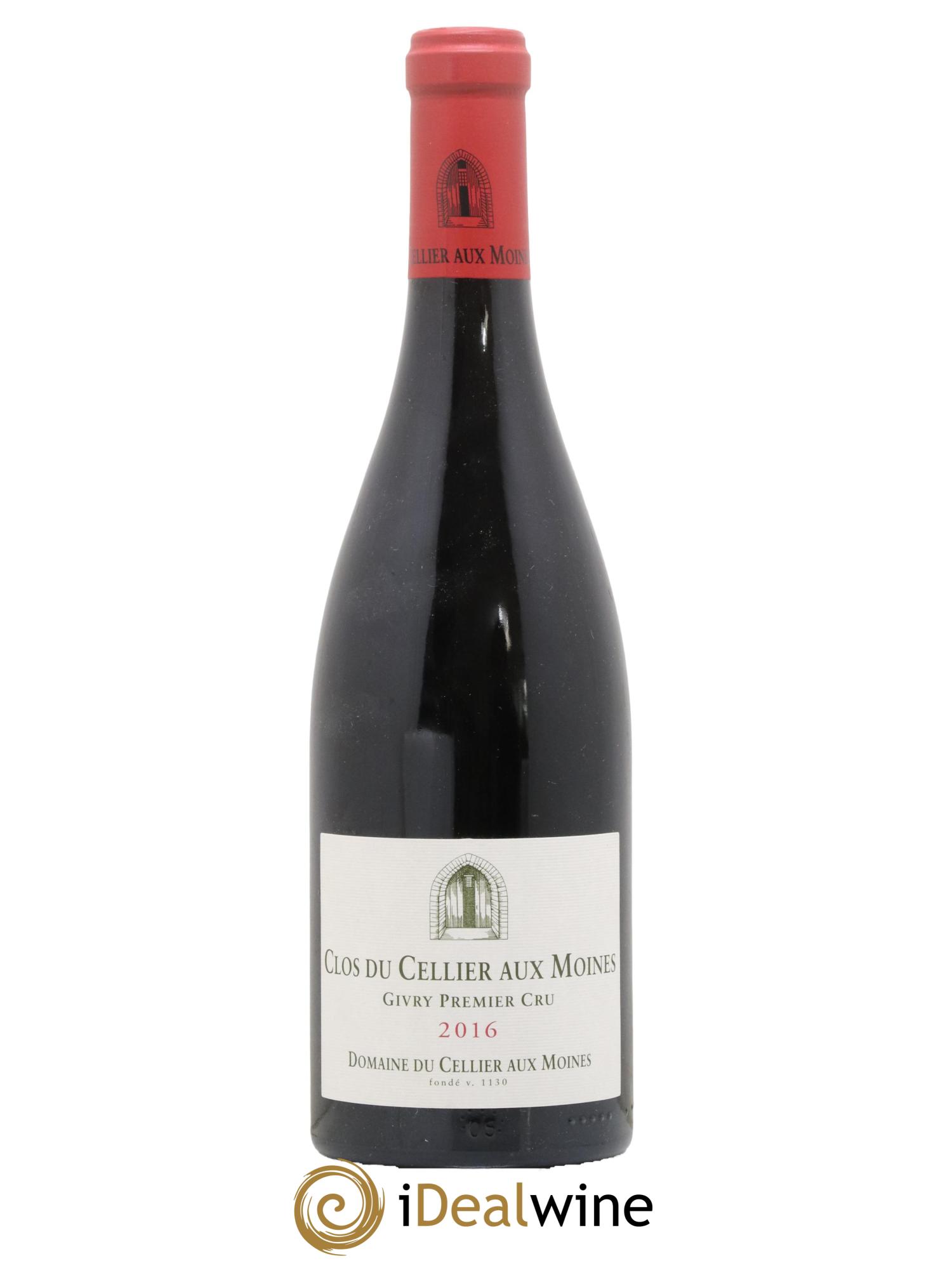 Givry 1er Cru Clos du Cellier aux moines Cellier aux Moines (Domaine) 2016 - Lot de 1 bouteille - 0