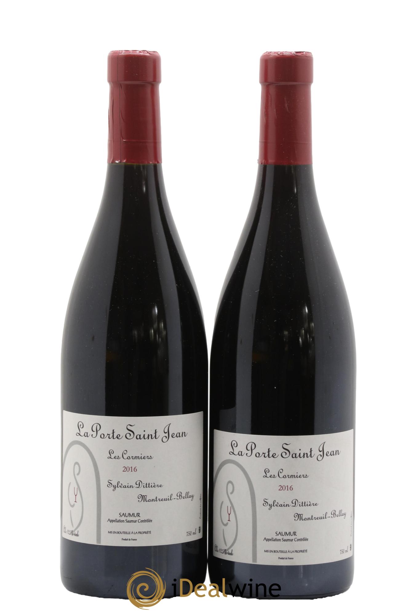 Saumur Les Cormiers La Porte Saint Jean 2016 - Lot de 2 bouteilles - 0