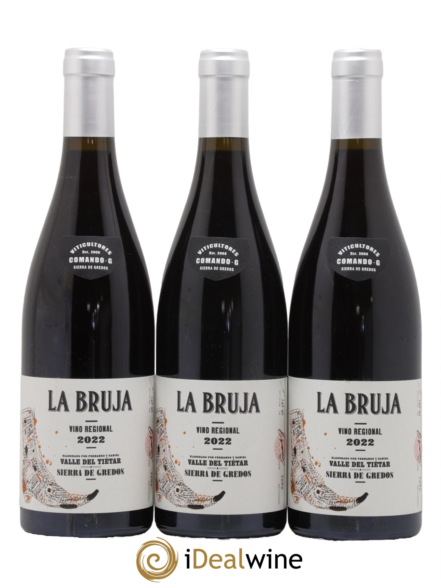 Vinos de Madrid DO Comando G La Bruja de Rozas  2022 - Lot of 6 bottles - 2