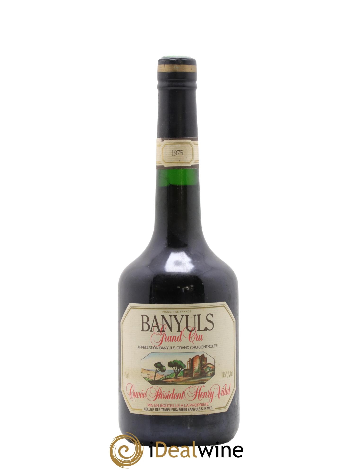 Banyuls Grand Cru Cuvée Président Henry Vidal 1975 - Lotto di 1 bottiglia - 0