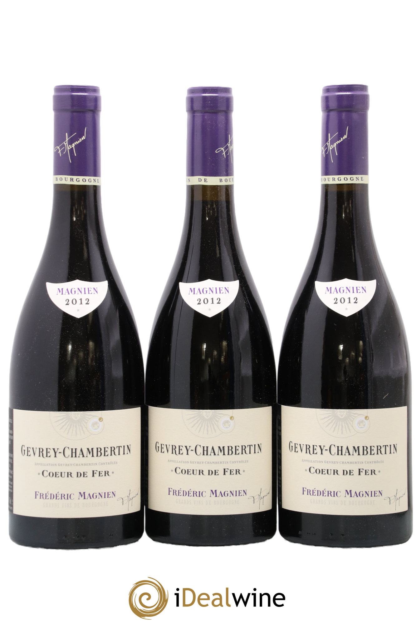 Gevrey-Chambertin Coeur de Fer Frédéric Magnien 2012 - Lot de 3 bouteilles - 0