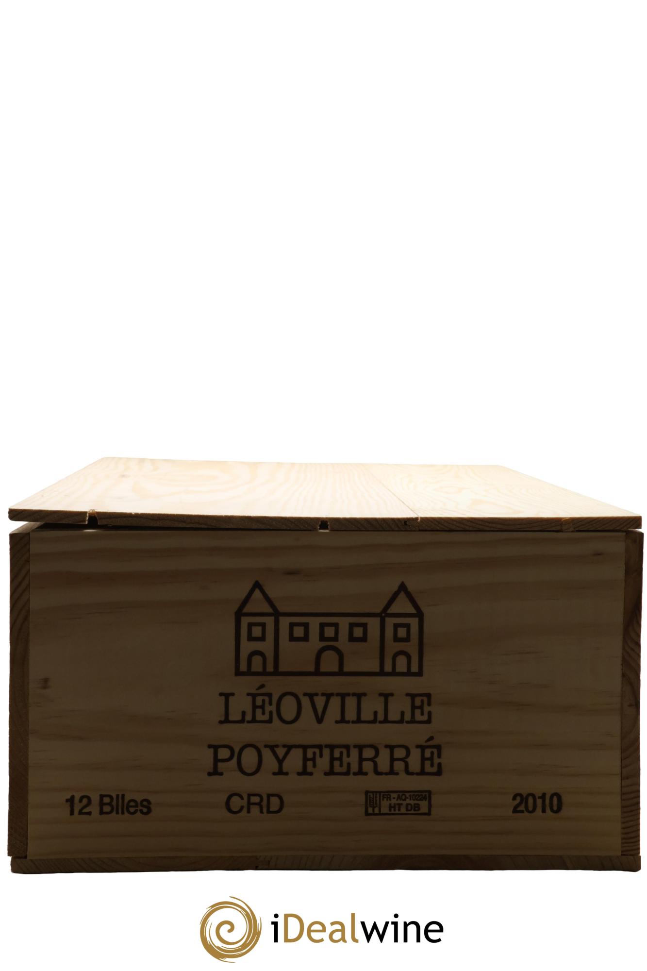 Château Léoville Poyferré 2ème Grand Cru Classé 2010 - Lot de 12 bouteilles - 1