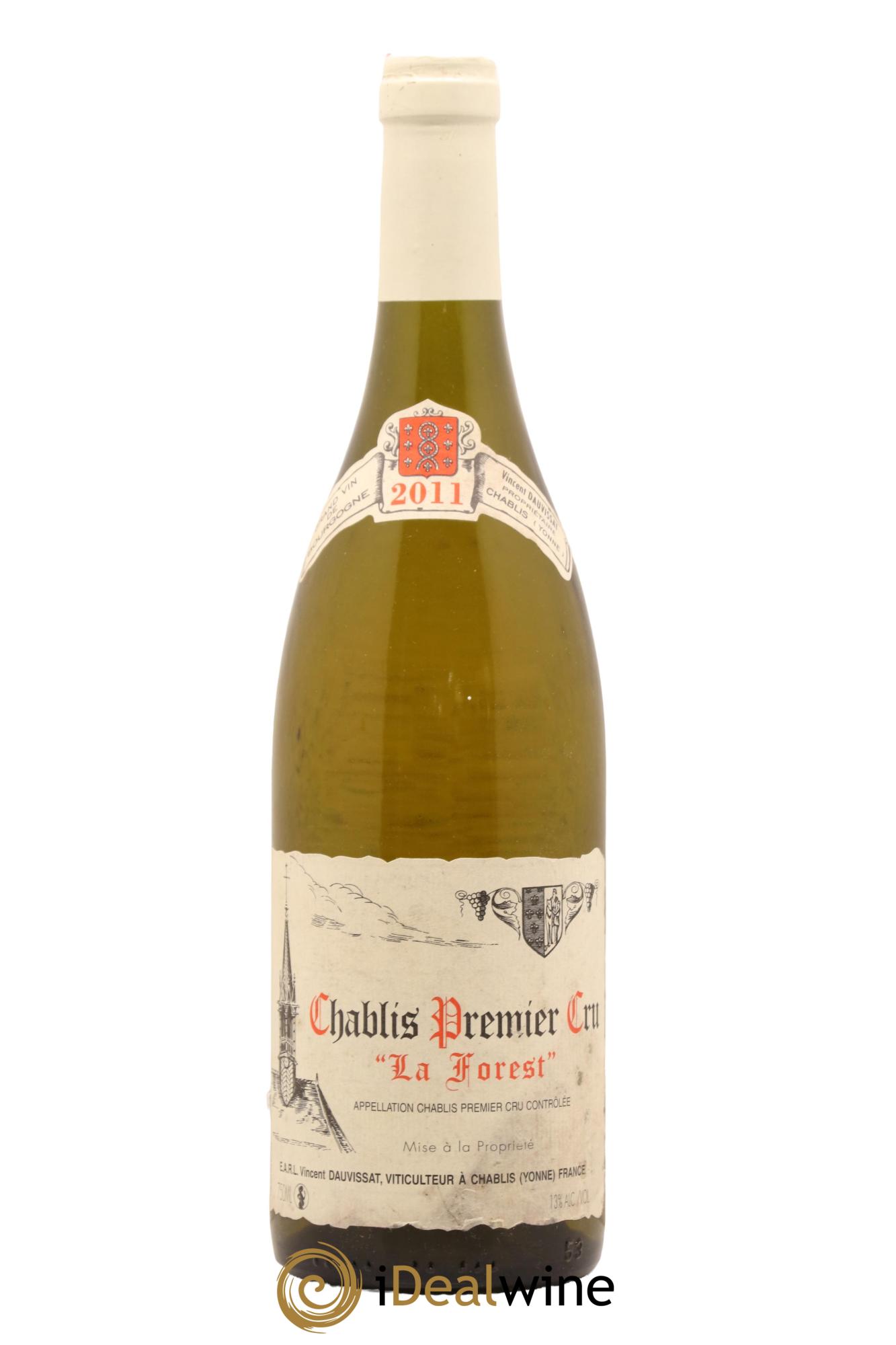 Chablis 1er Cru La Forest Vincent Dauvissat (Domaine) 2011 - Lot de 1 bouteille - 0