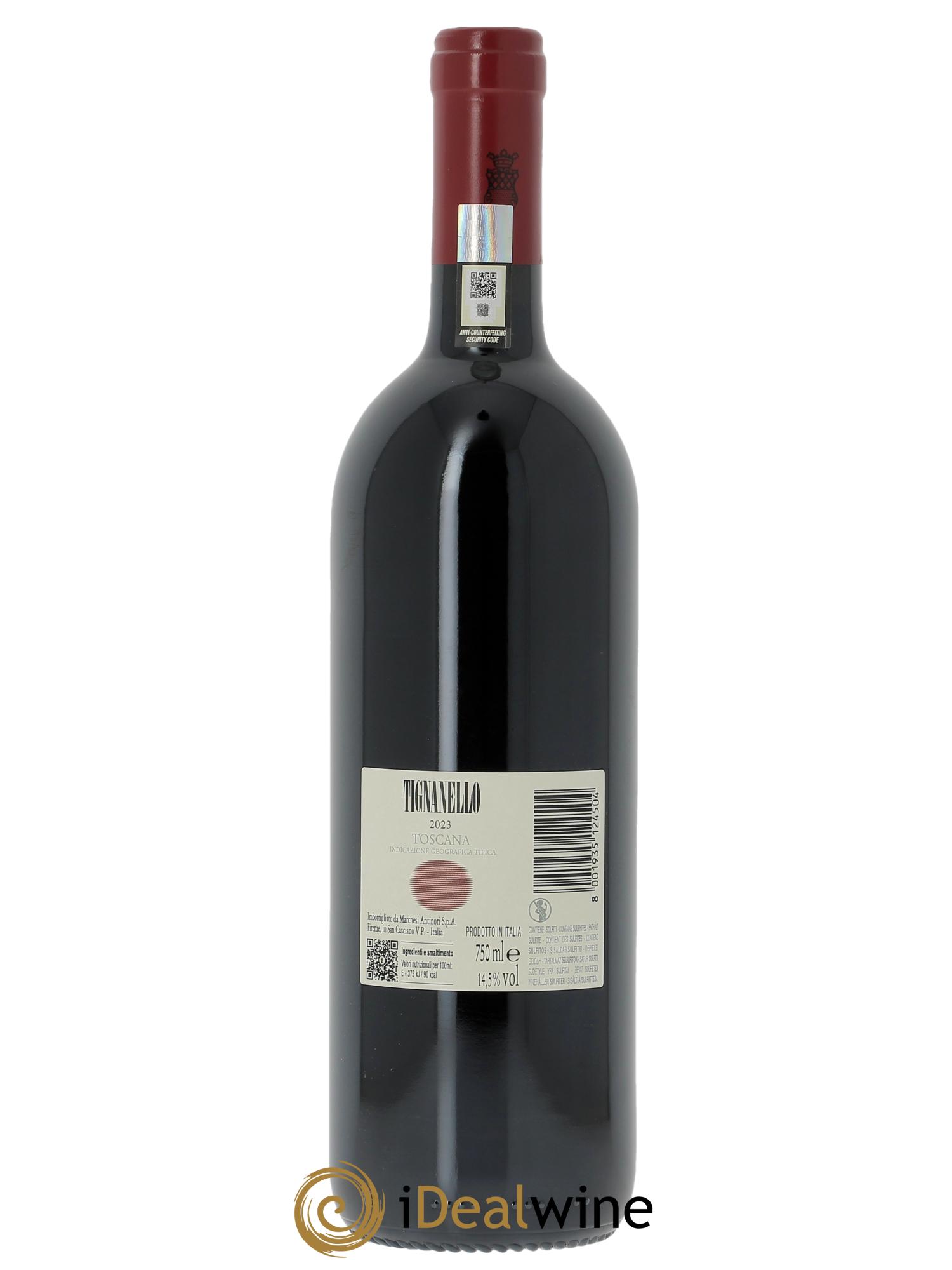 Toscana IGT Tignanello Tenuta Tignanello - Marchesi Antinori 2023 - Lote de 1 botella - 1