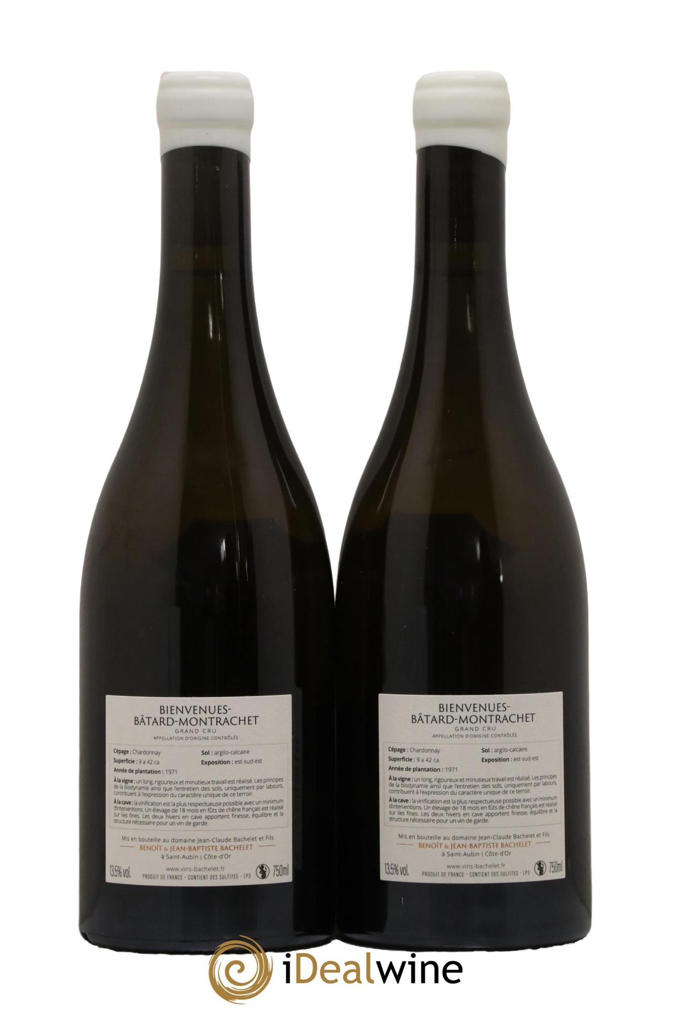 Bienvenues-Bâtard-Montrachet Grand Cru Jean-Claude Bachelet (Domaine) 2021 - Lot de 2 bouteilles - 1